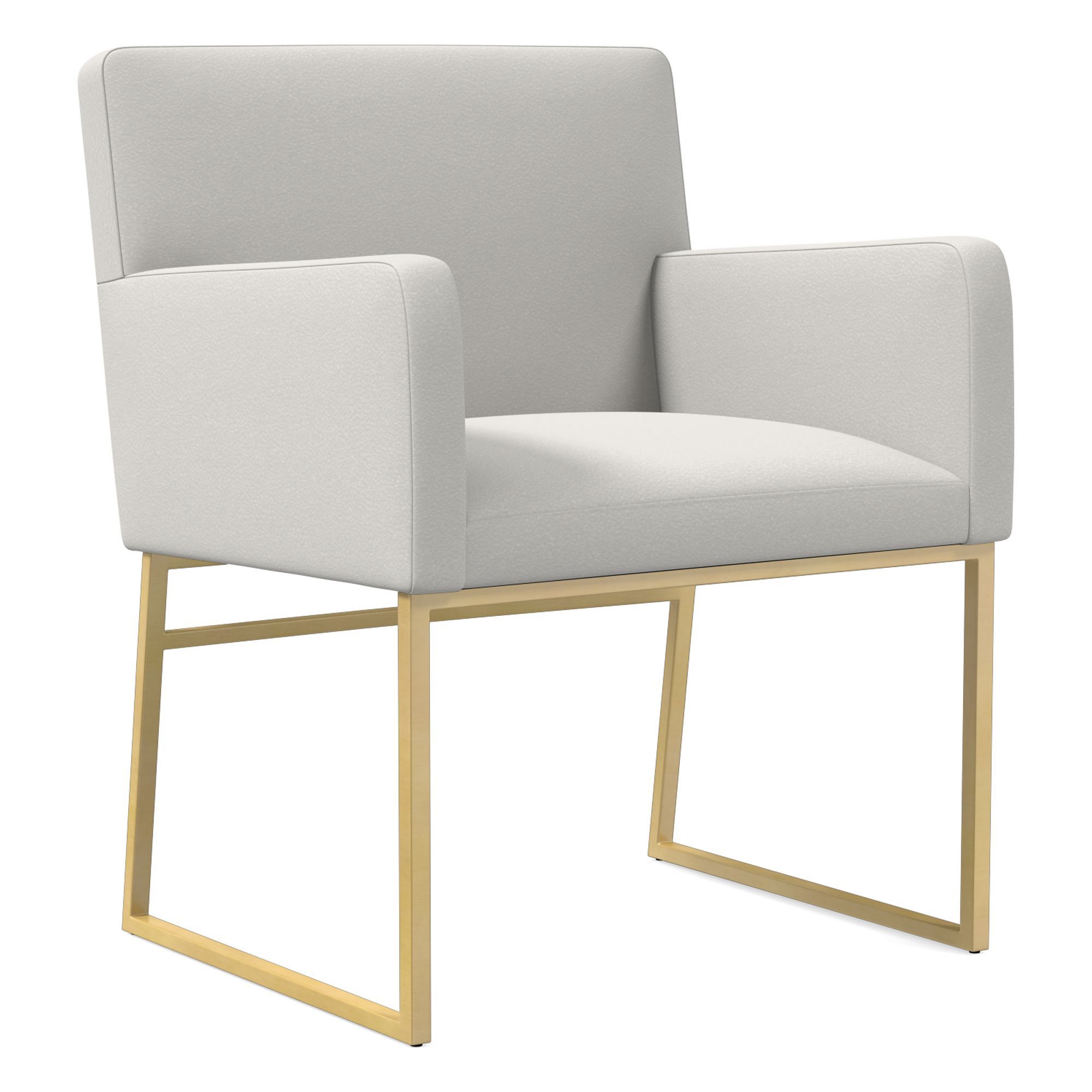 Range Leather Dining Arm Chair | West Elm