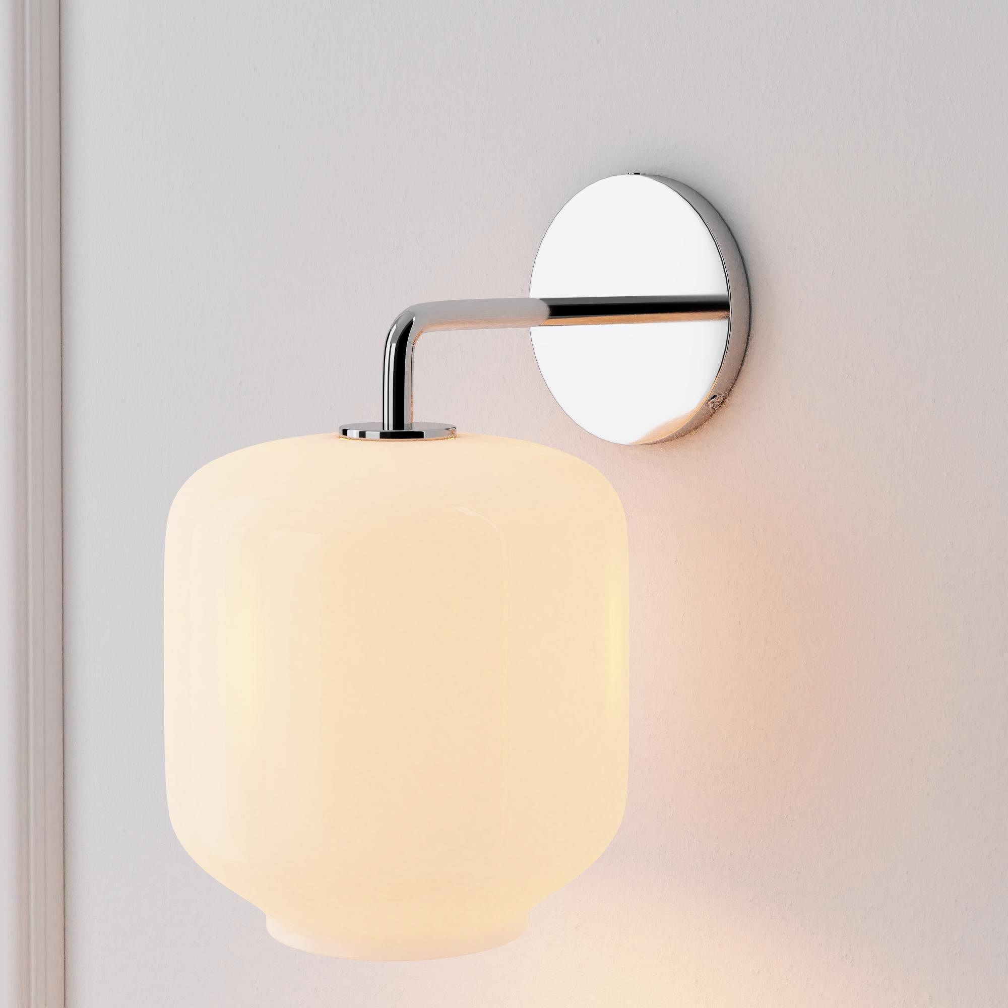 Sculptural Glass Pebble Wall Sconce - Medium | West Elm