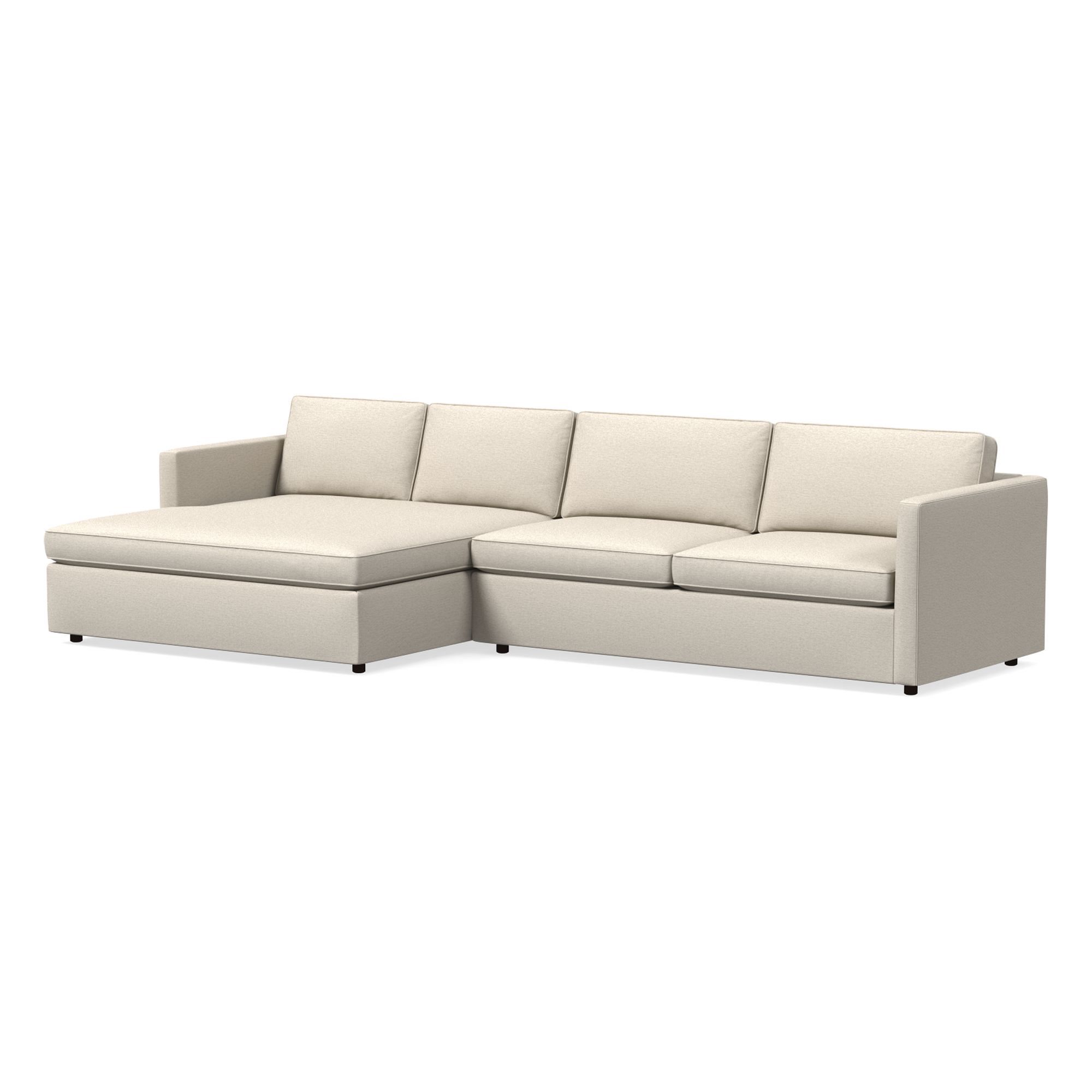 Harris Double Wide Chaise Sectional | Sofa With West Elm