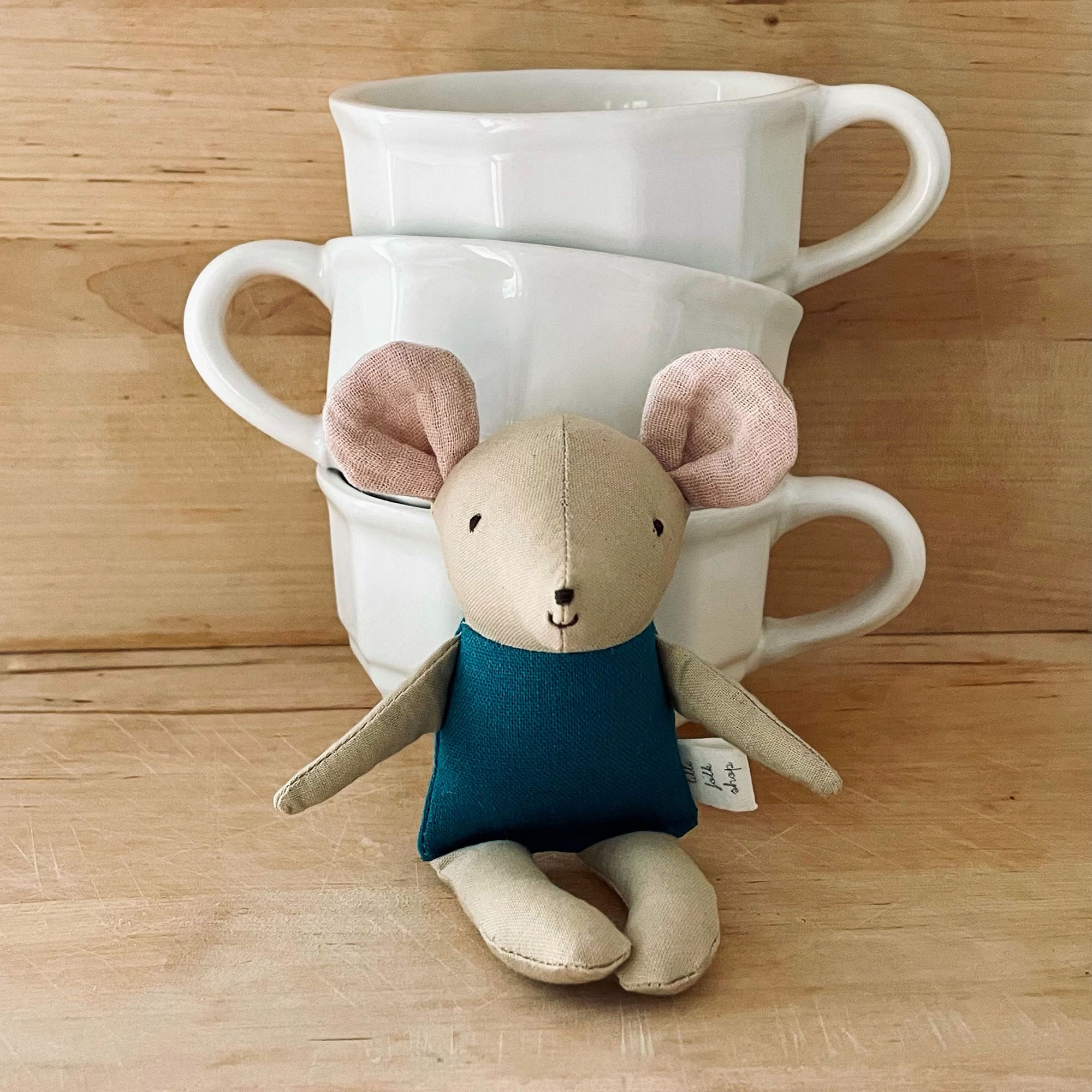 Lille Folk Shop Mozza Mouse Stuffed Animal | West Elm