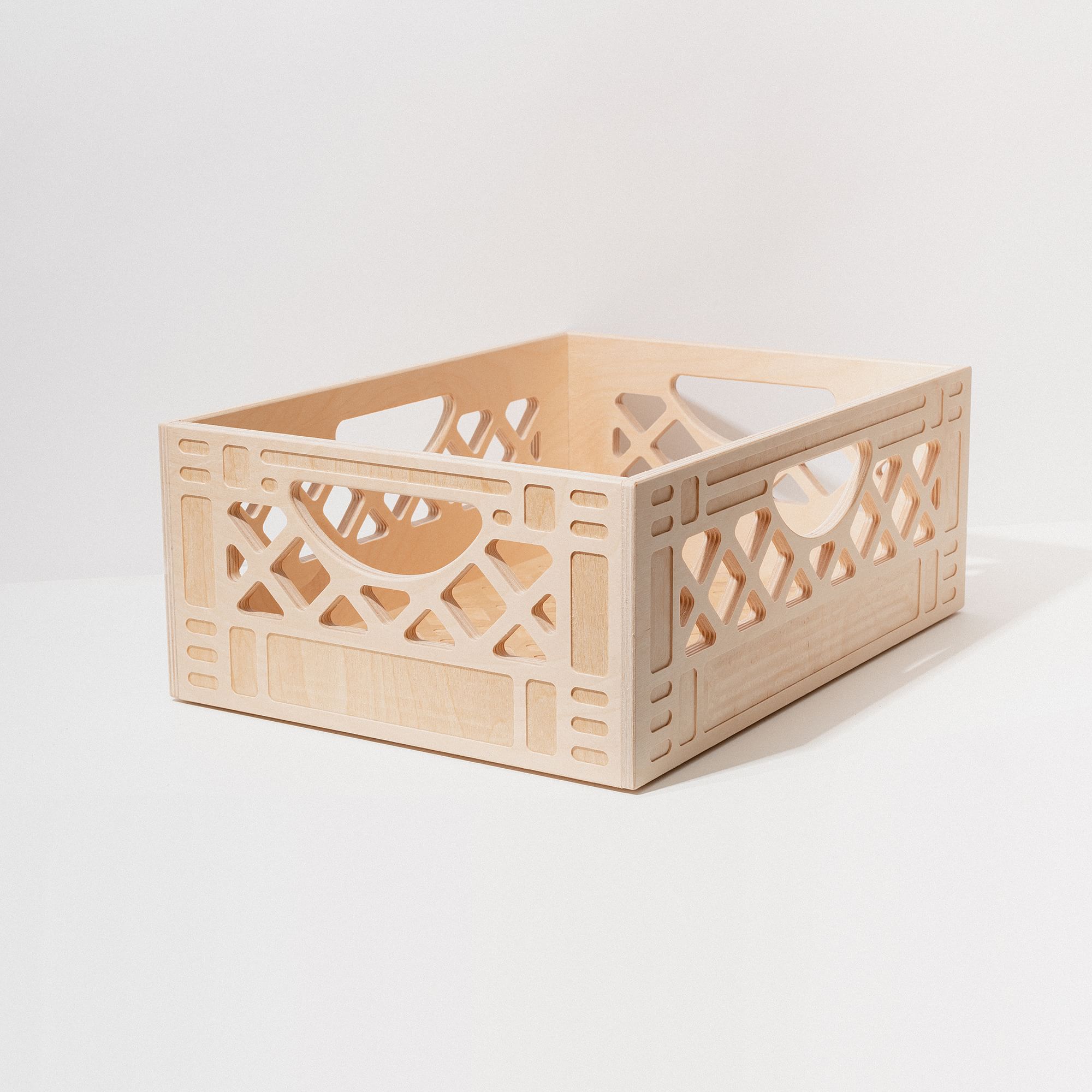 WAAM Industries Wooden Milk Crate | West Elm