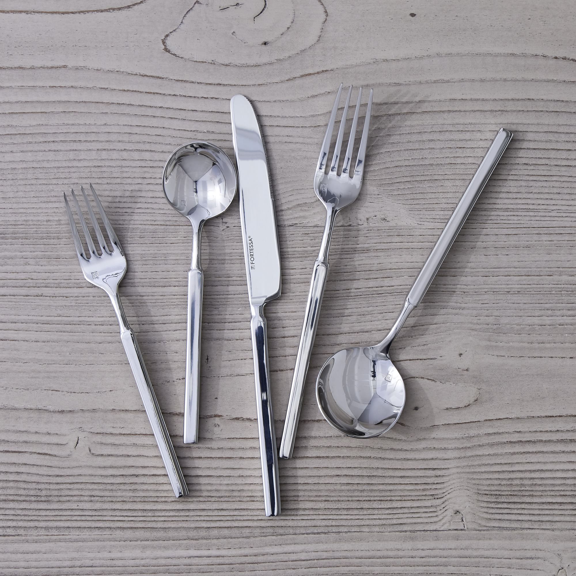 Jaxson Stainless Steel Flatware Sets | West Elm