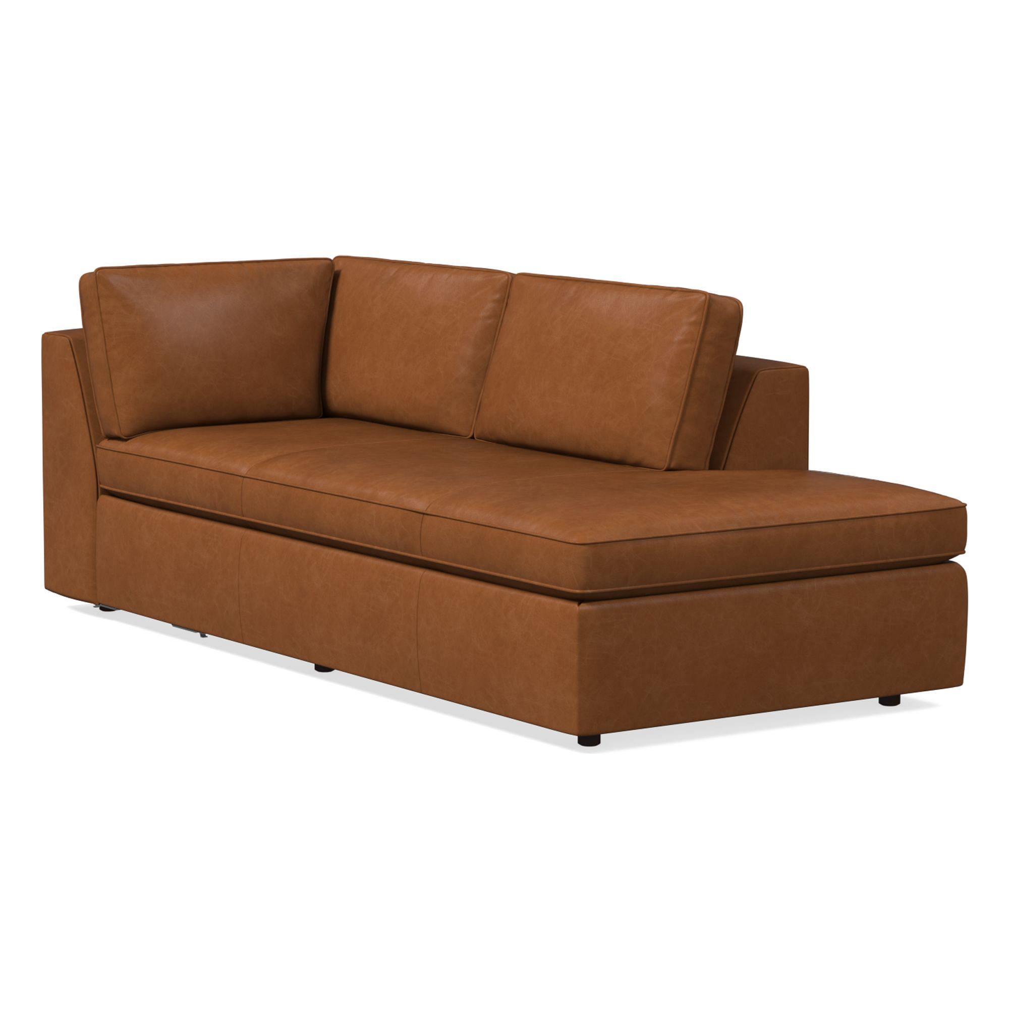 Build Your Own - Harris Leather Sectional | West Elm