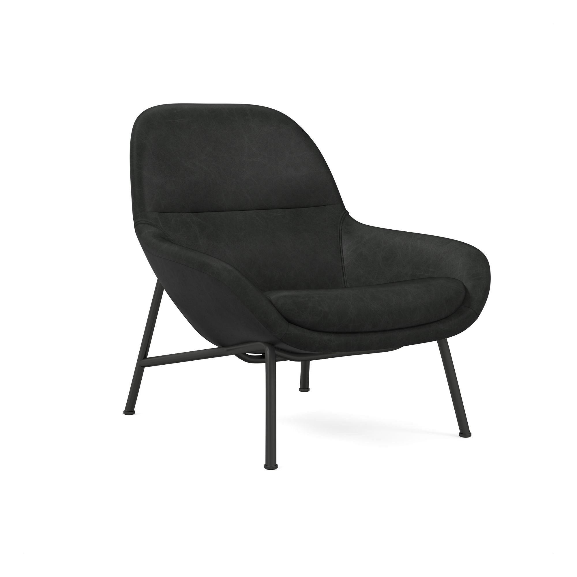 Fillmore Mid-Century Leather Chair | West Elm