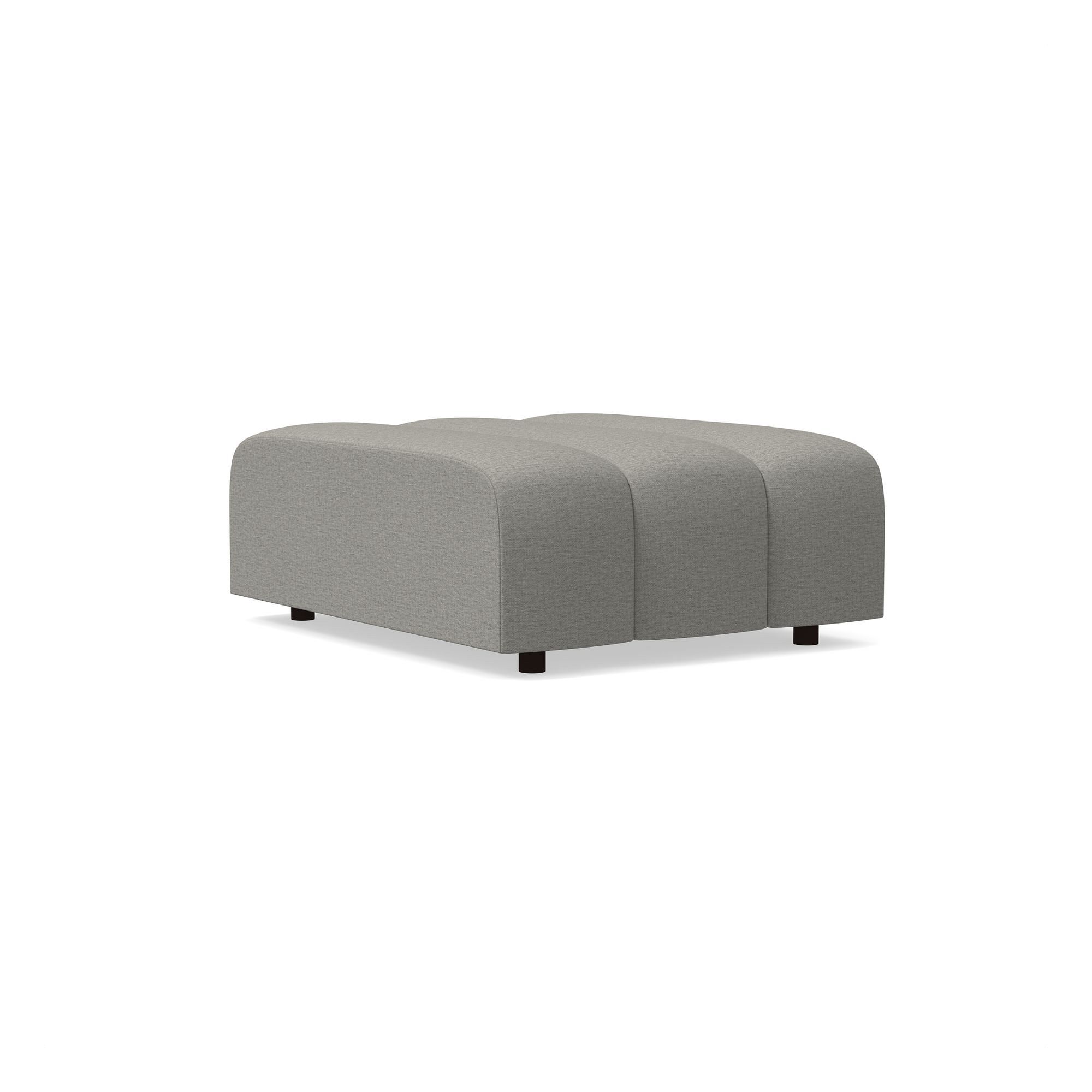 Avalon Channeled Ottoman | West Elm