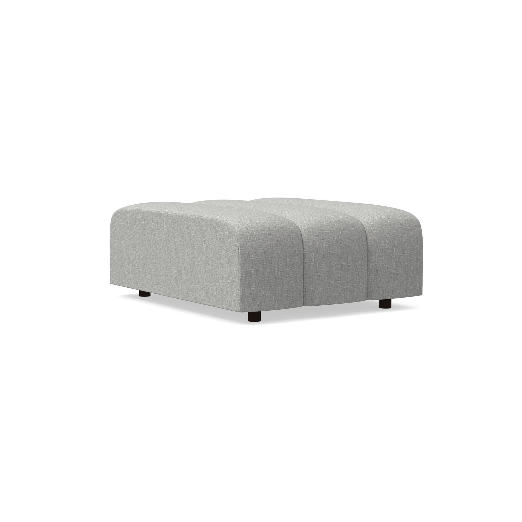 Avalon Channeled Ottoman | West Elm