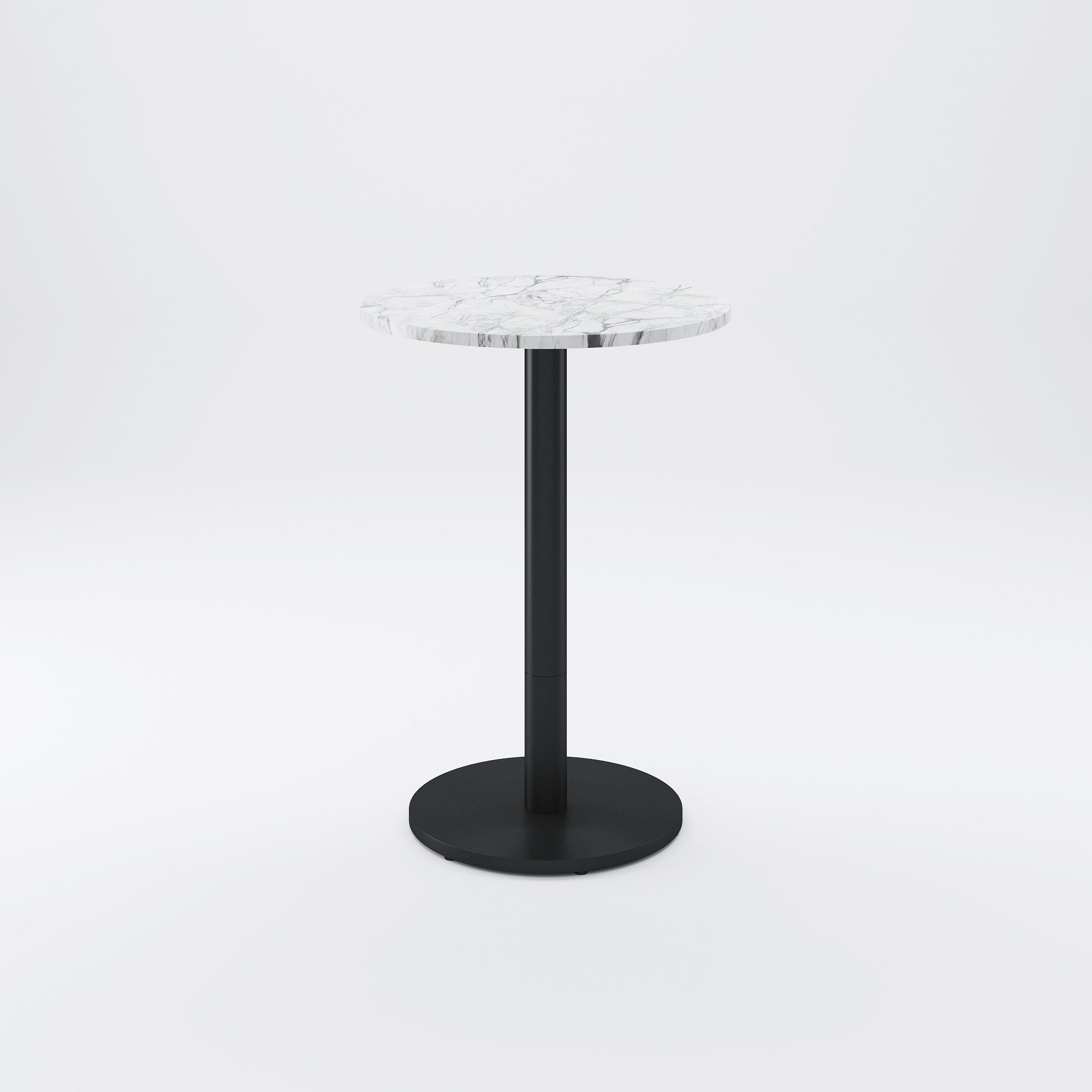 Orbit Bar Table - Faux Marble Round | West Elm