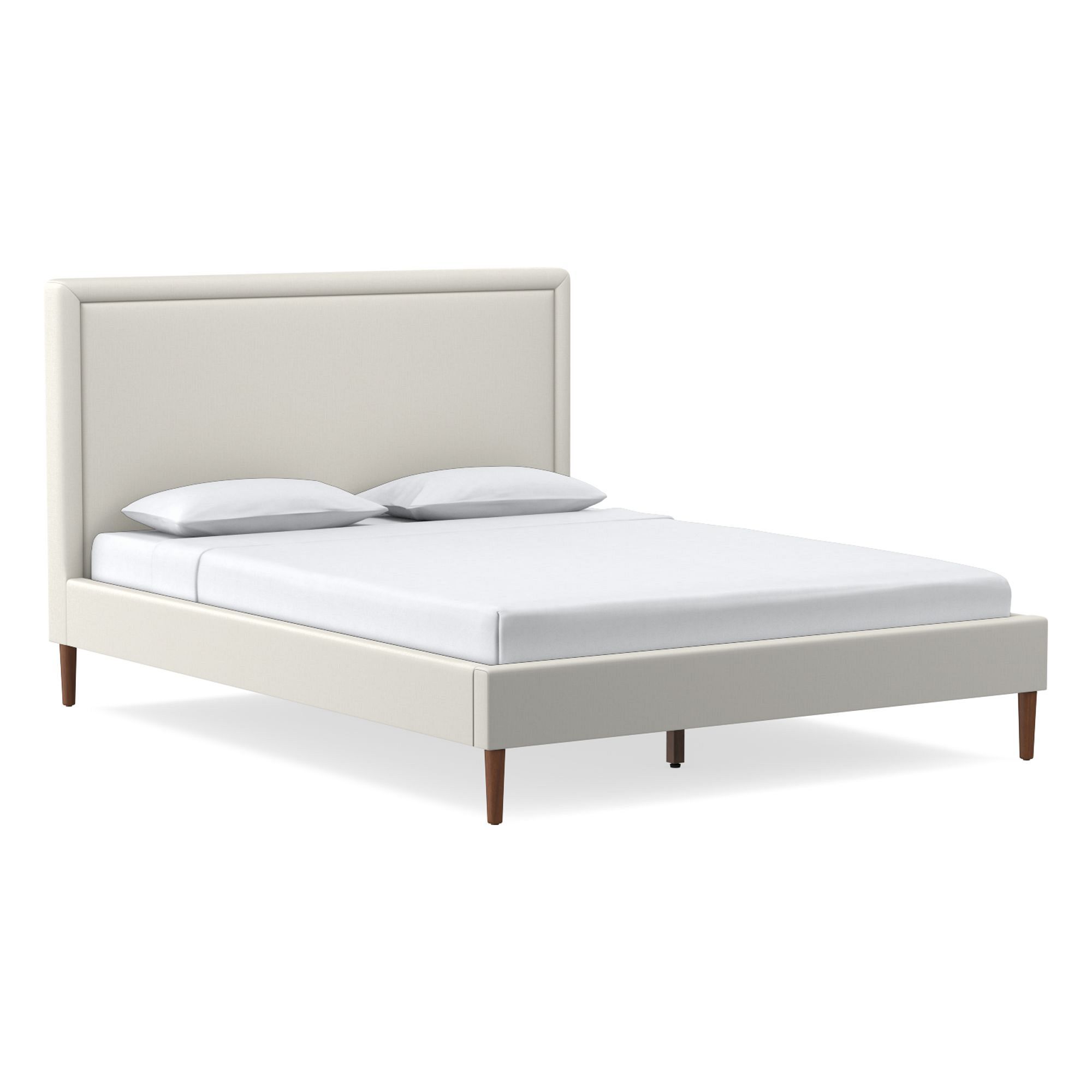 Emmett Nontufted Bed - Wood Legs | West Elm