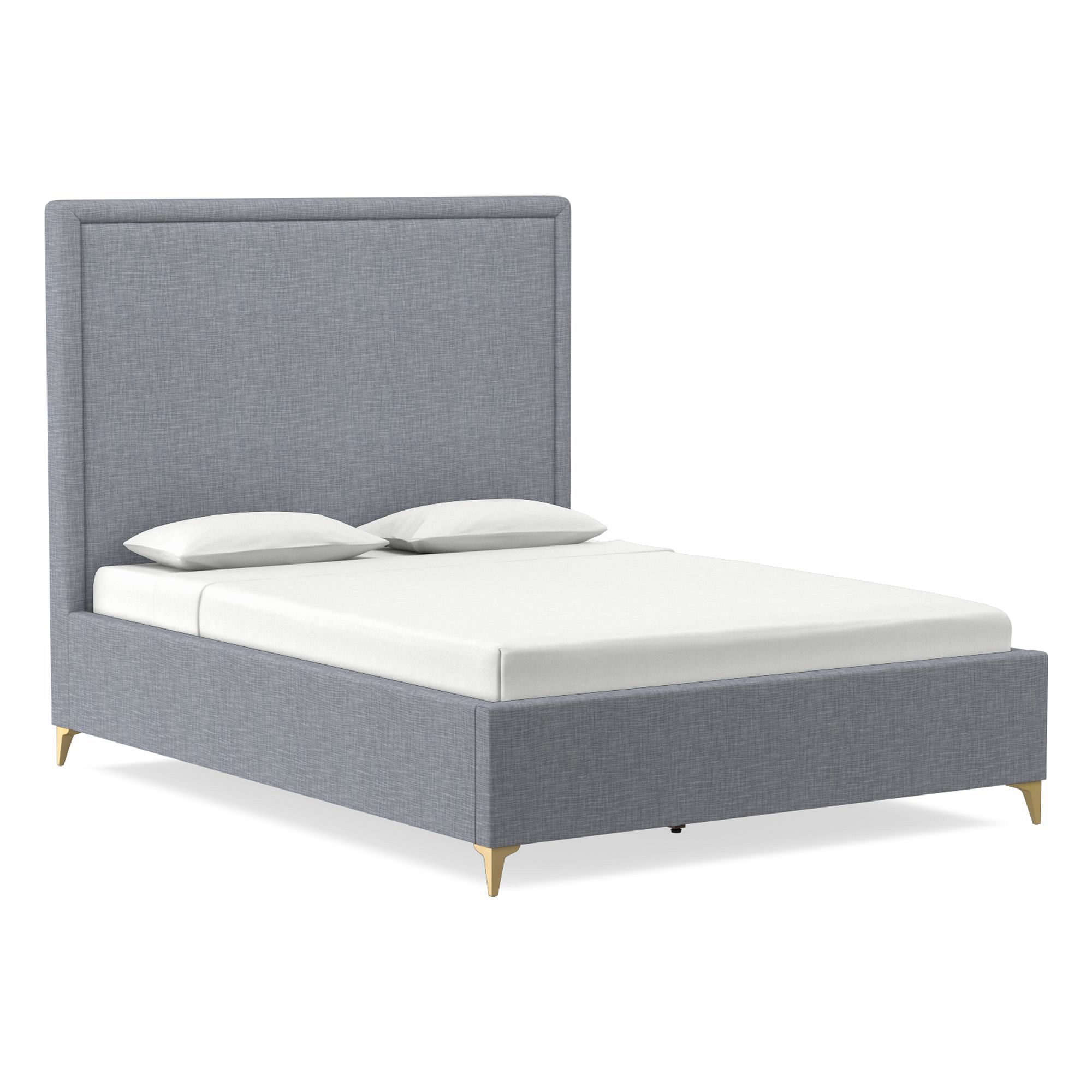 Emmett Nontufted Low Profile Bed | West Elm