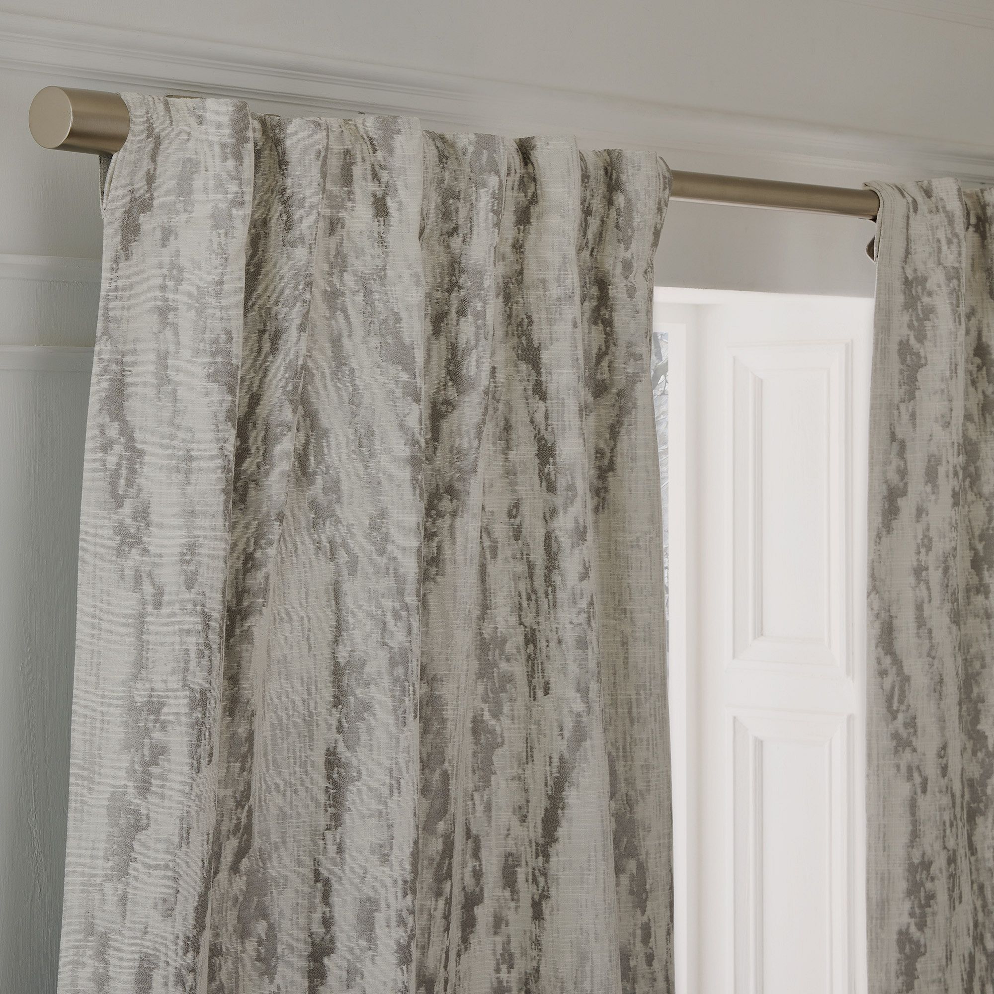 Bark Texture Jacquard Blackout Curtain | West Elm