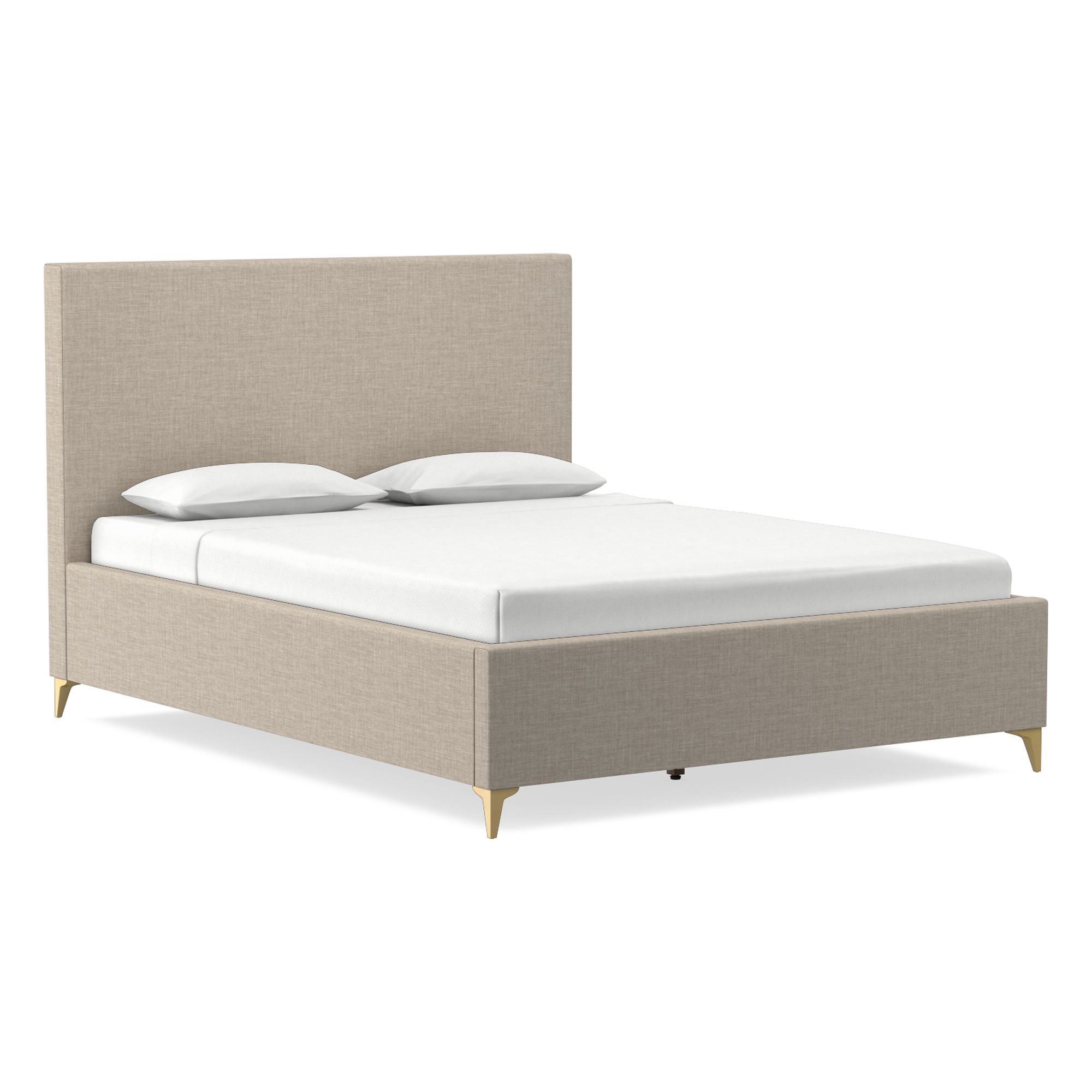 Emmett Nontufted Low Profile Bed | West Elm