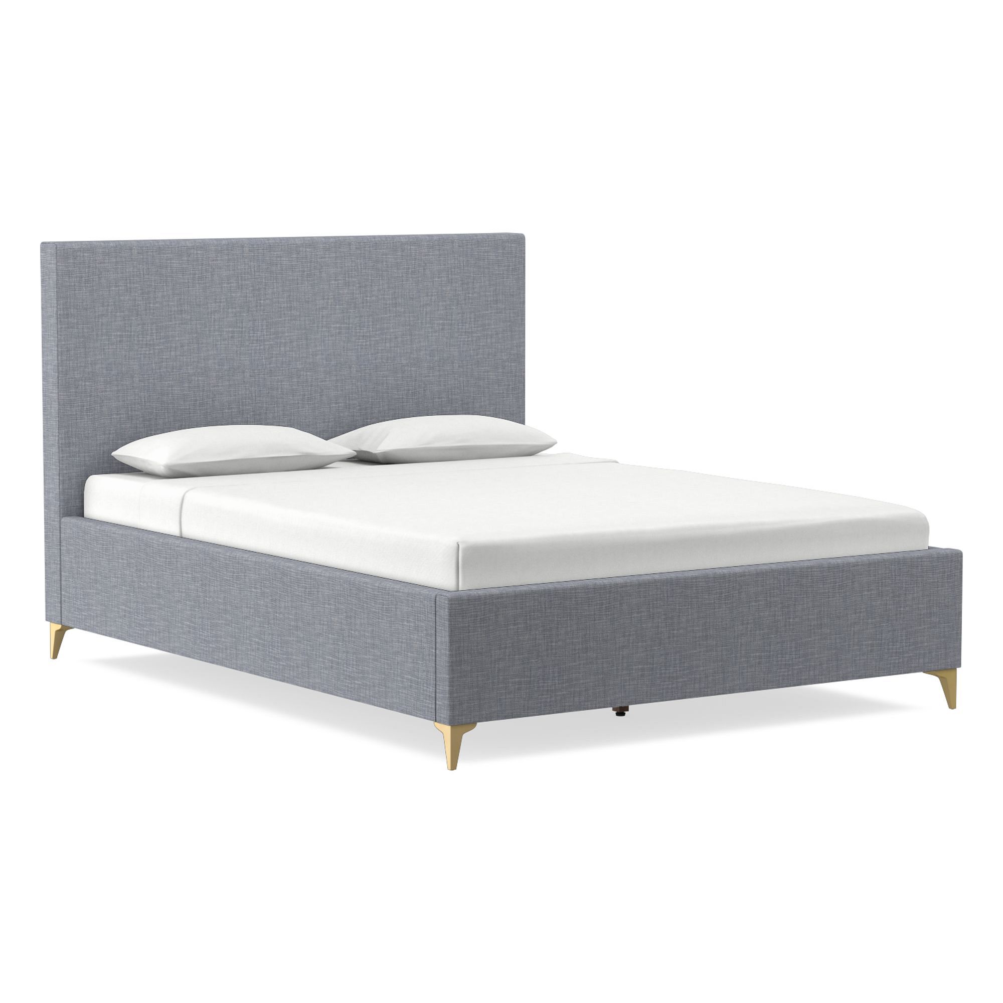 Emmett Nontufted Low Profile Bed | West Elm