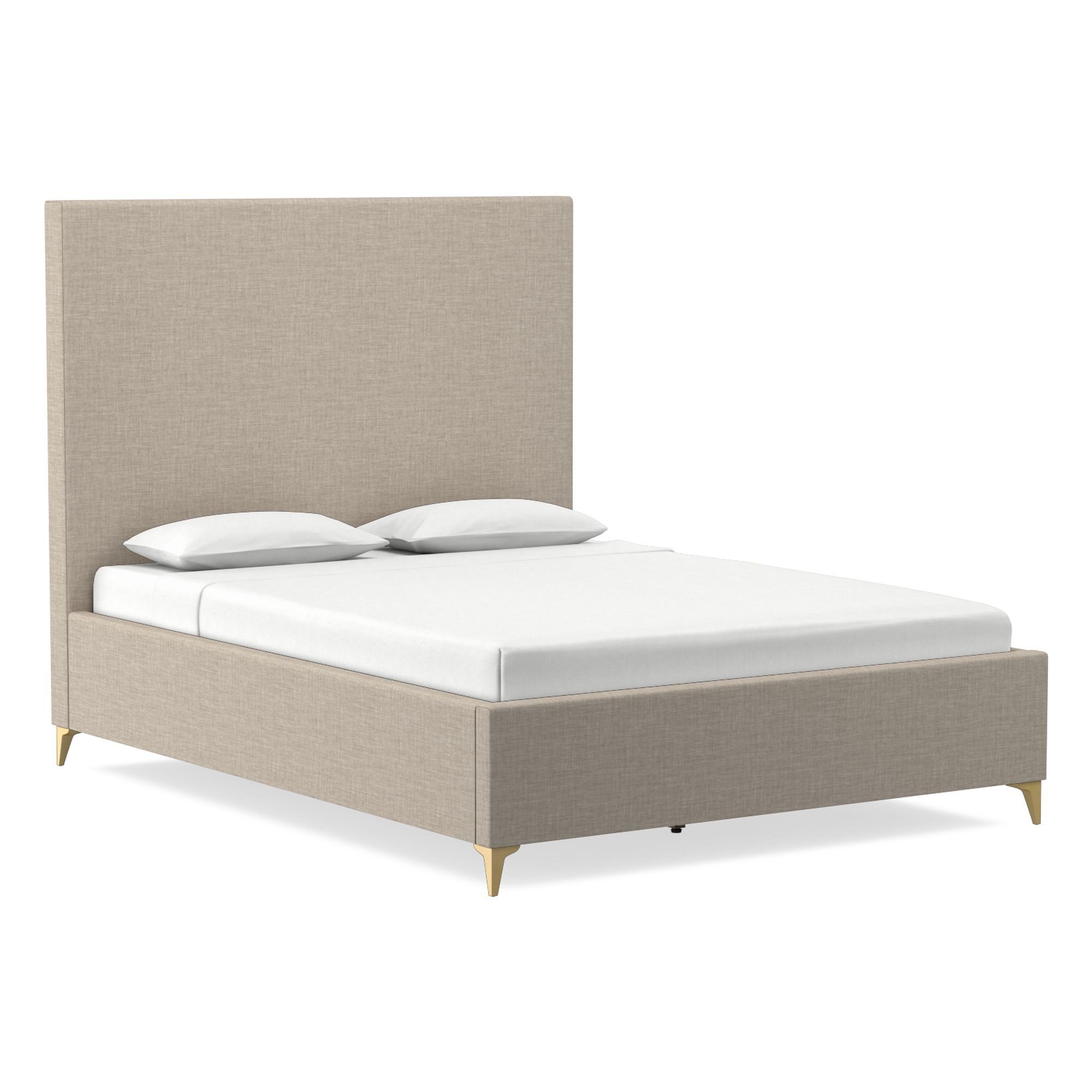 Emmett Nontufted Low Profile Bed | West Elm