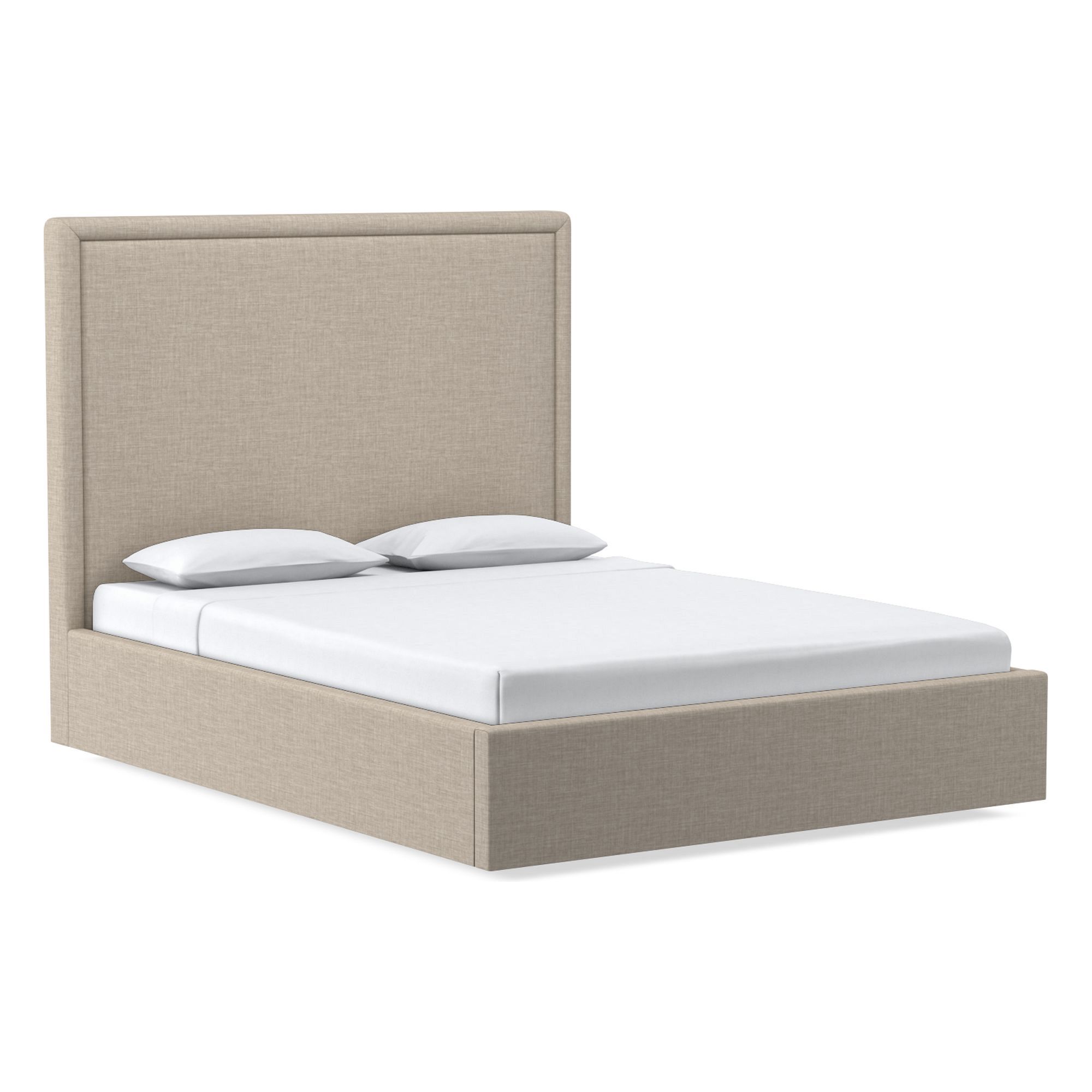 Emmett Nontufted Low Profile Bed | West Elm