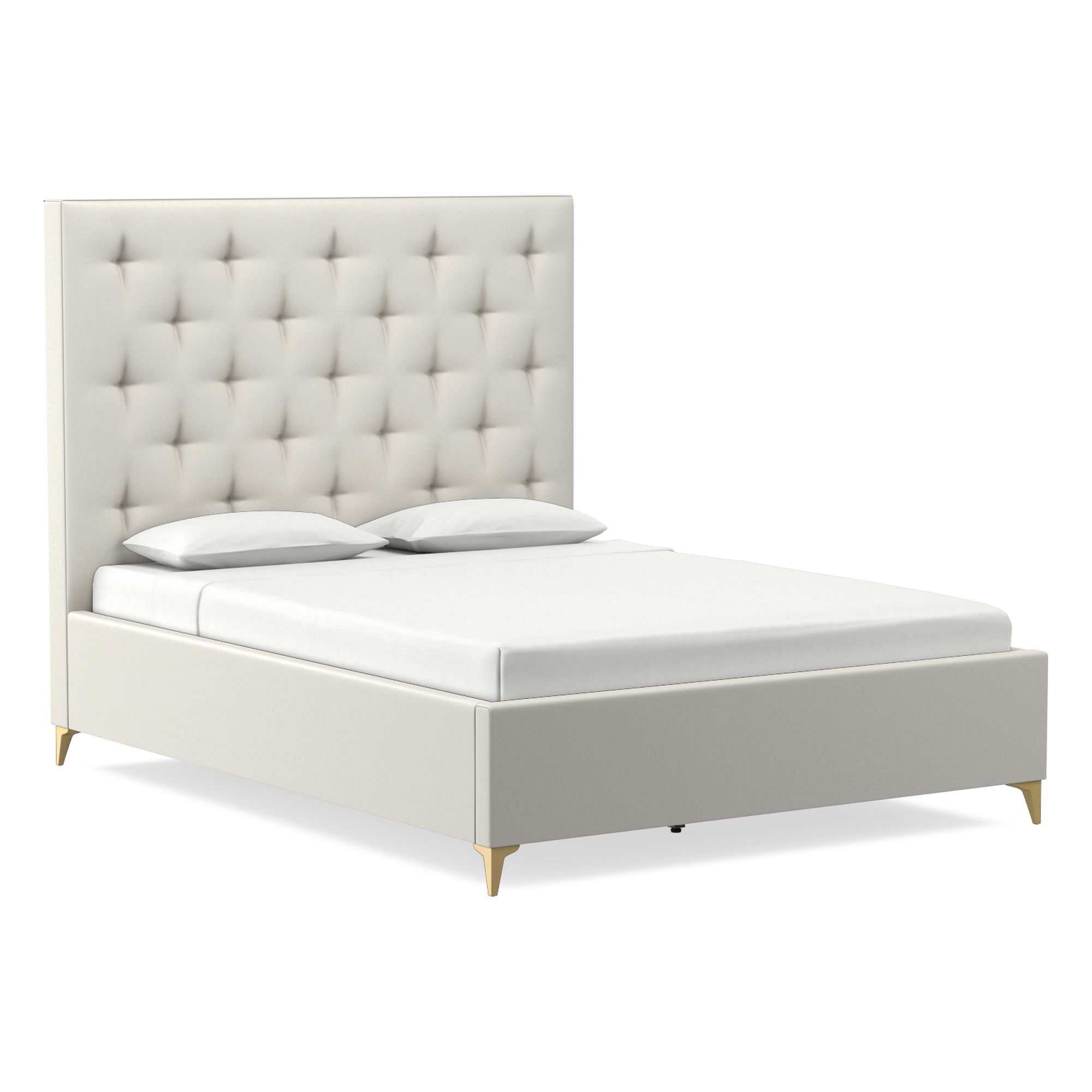 Emmett Tufted Low Profile Bed | West Elm