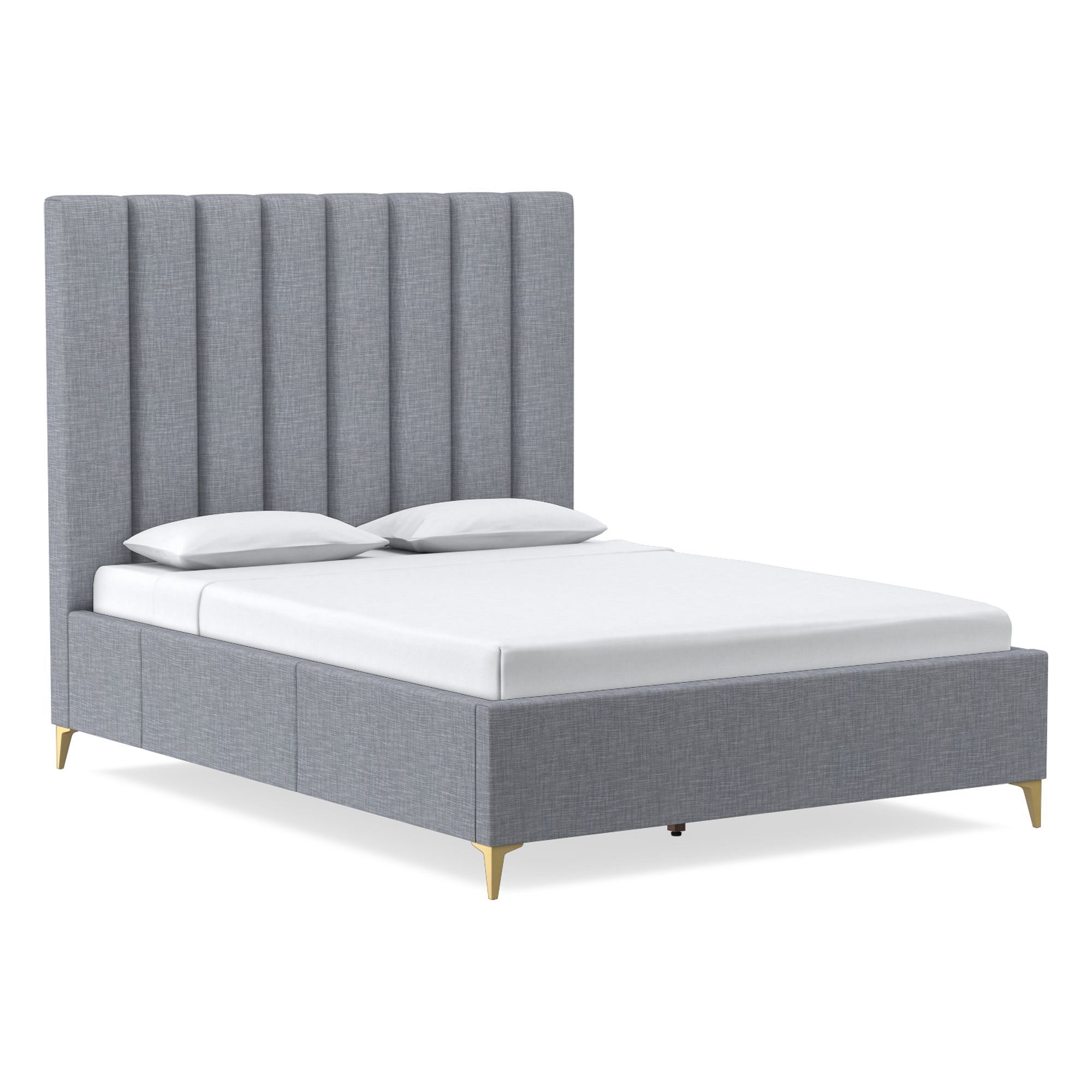 Emmett Channeled Side Storage Bed | West Elm