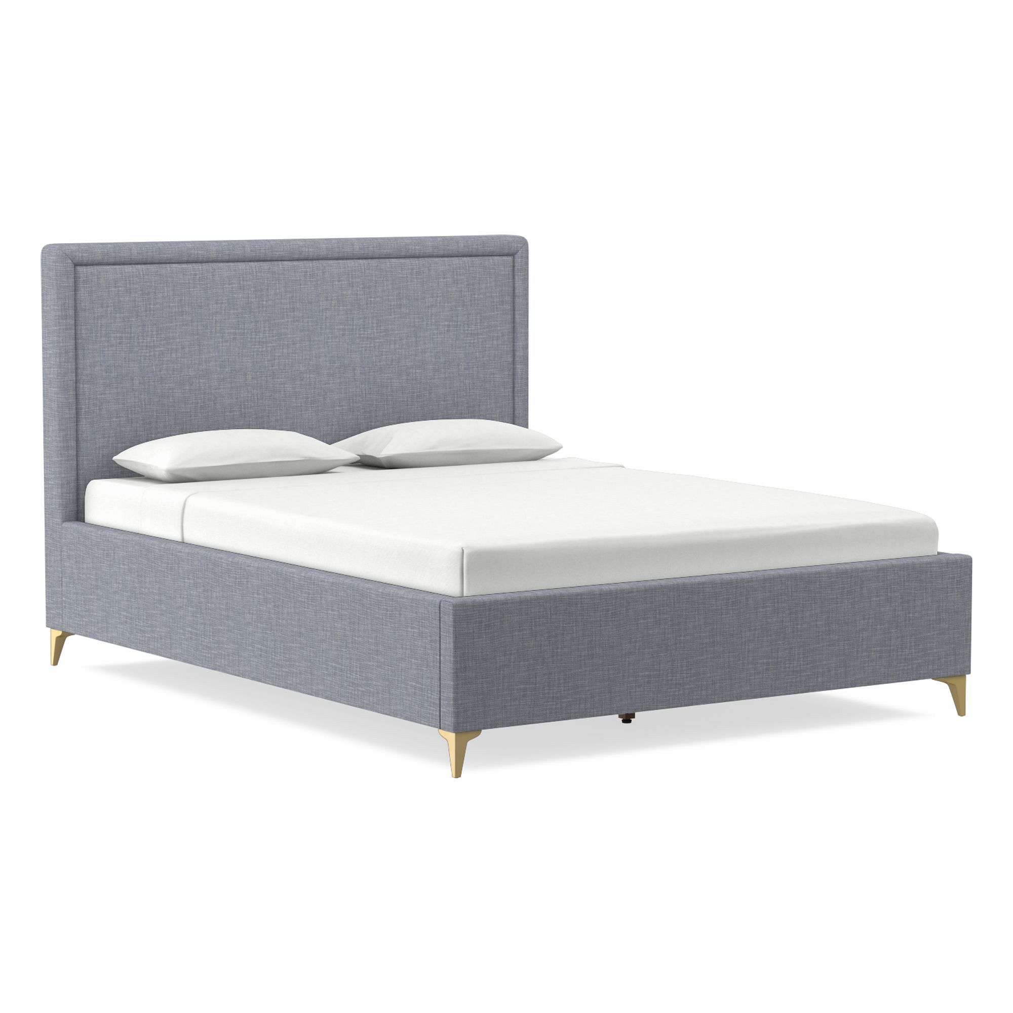 Emmett Nontufted Low Profile Bed | West Elm