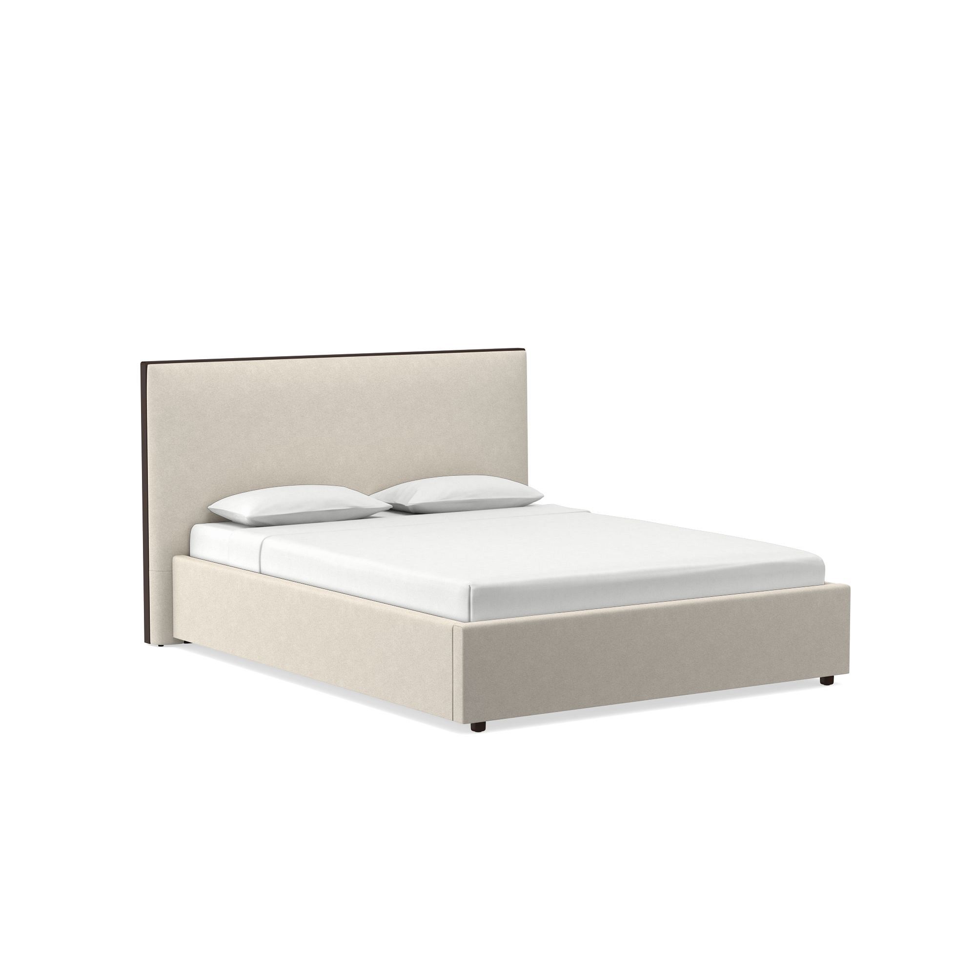 Schaefer Wood Trim Low Profile Bed | West Elm