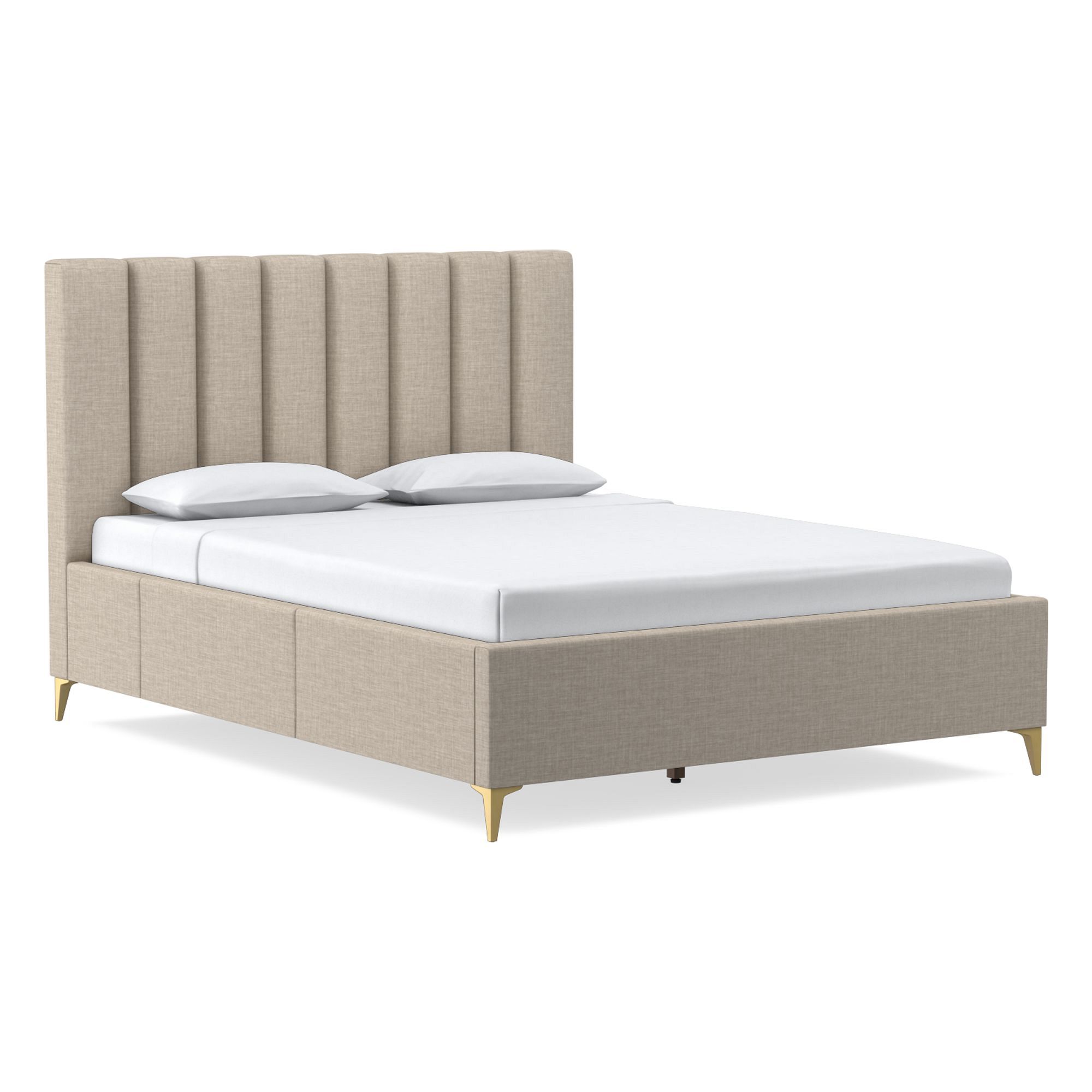 Emmett Channeled Side Storage Bed | West Elm