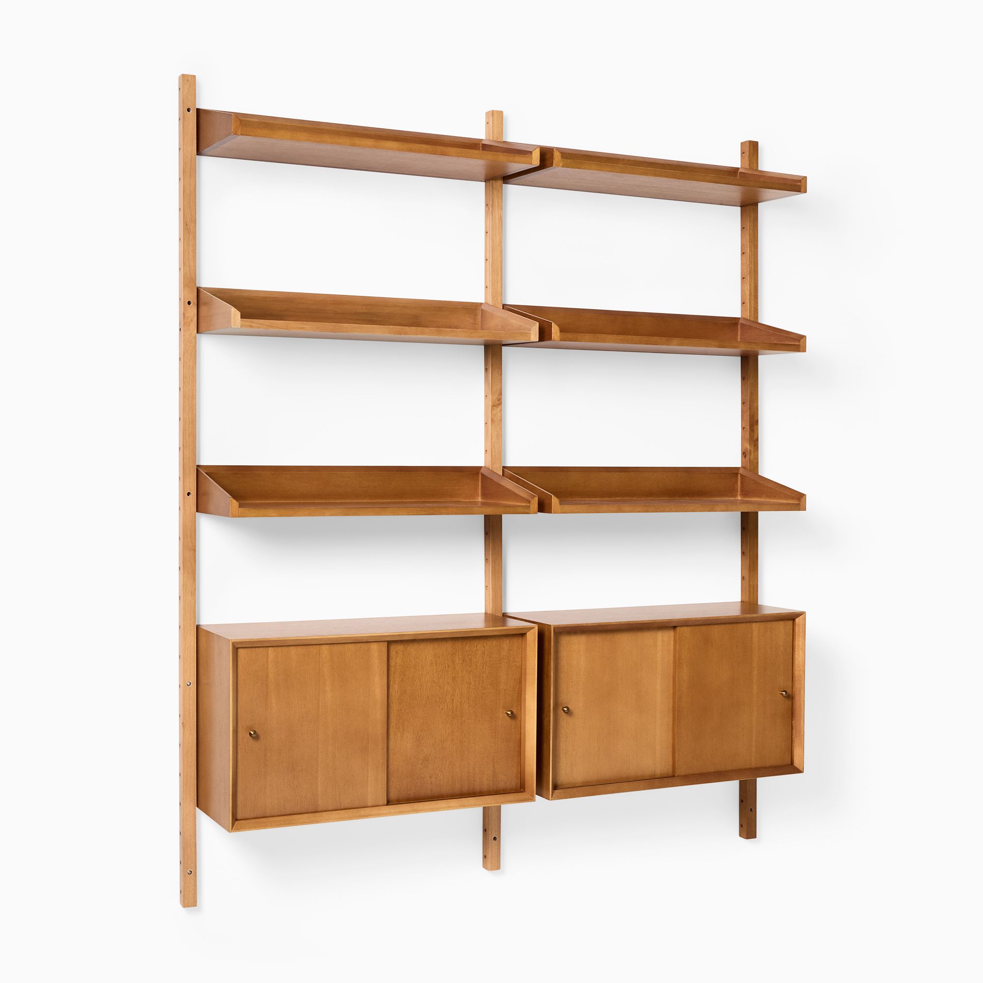 Mid-Century Modular Storage Bookshelf | West Elm