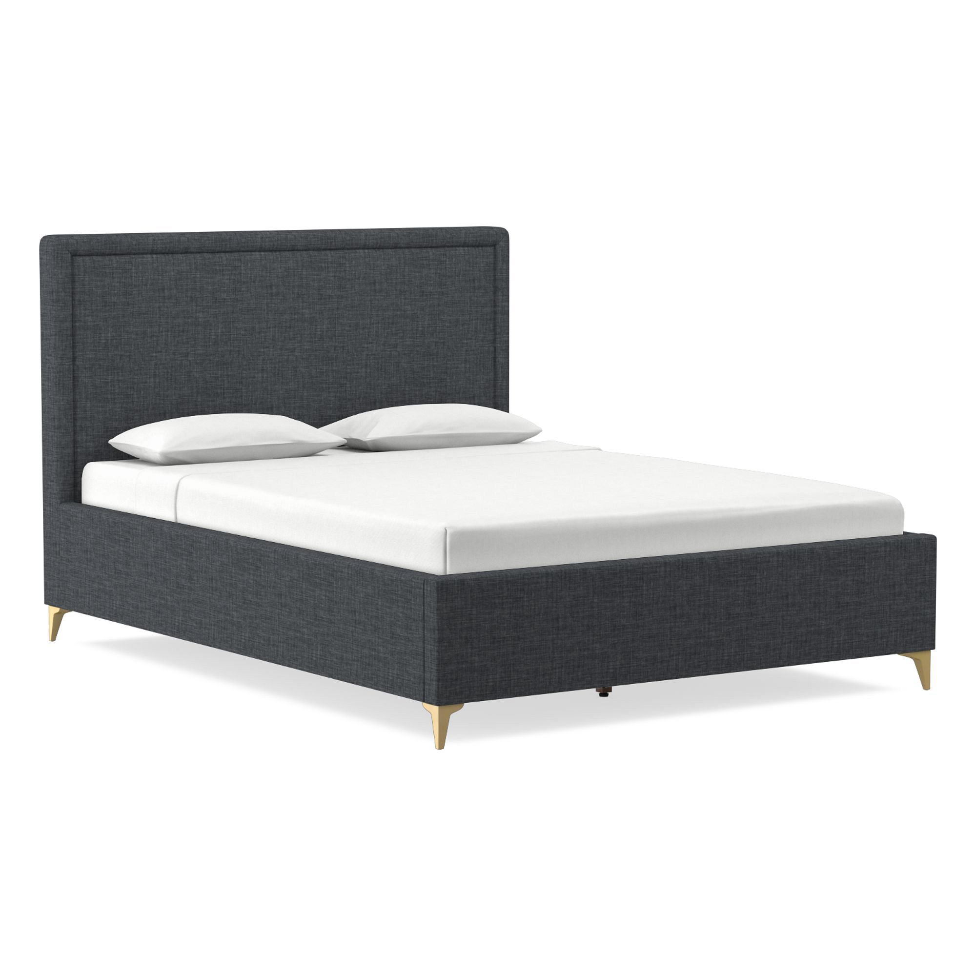 Emmett Nontufted Low Profile Bed | West Elm