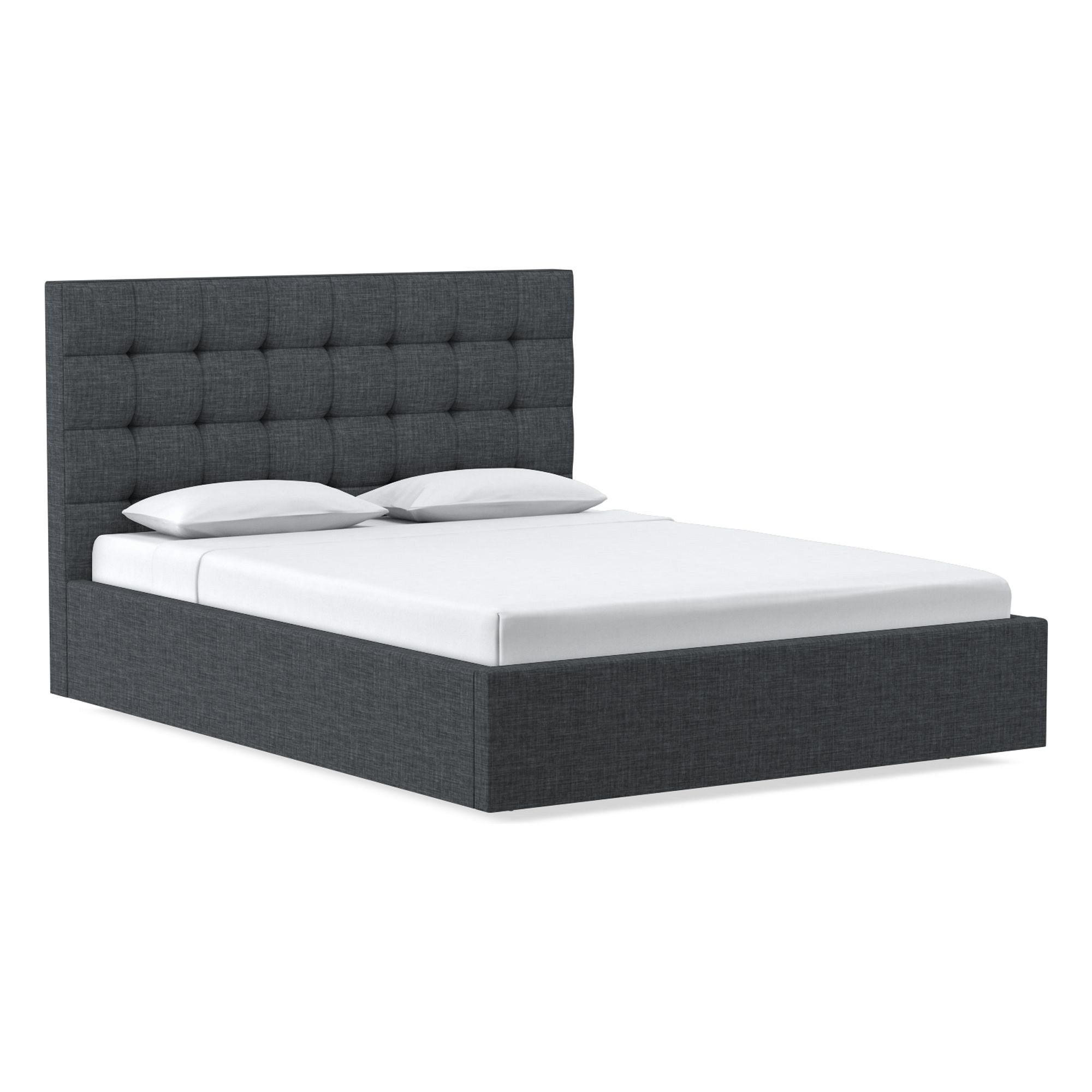 Emmett Tufted Low Profile Bed | West Elm