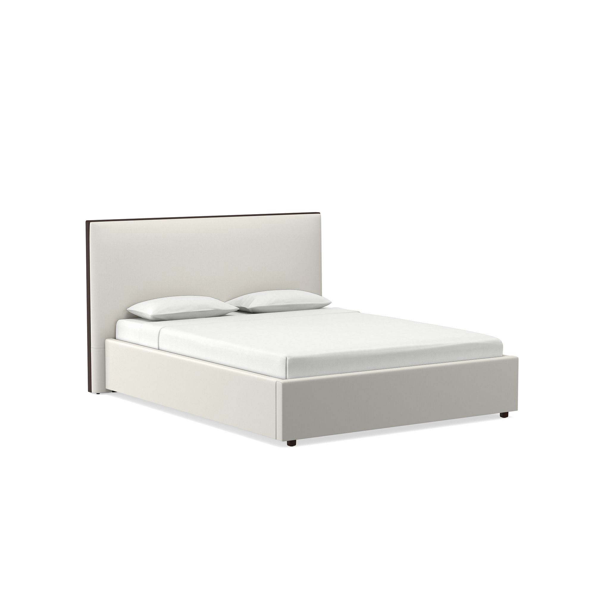 Schaefer Wood Trim Low Profile Bed | West Elm