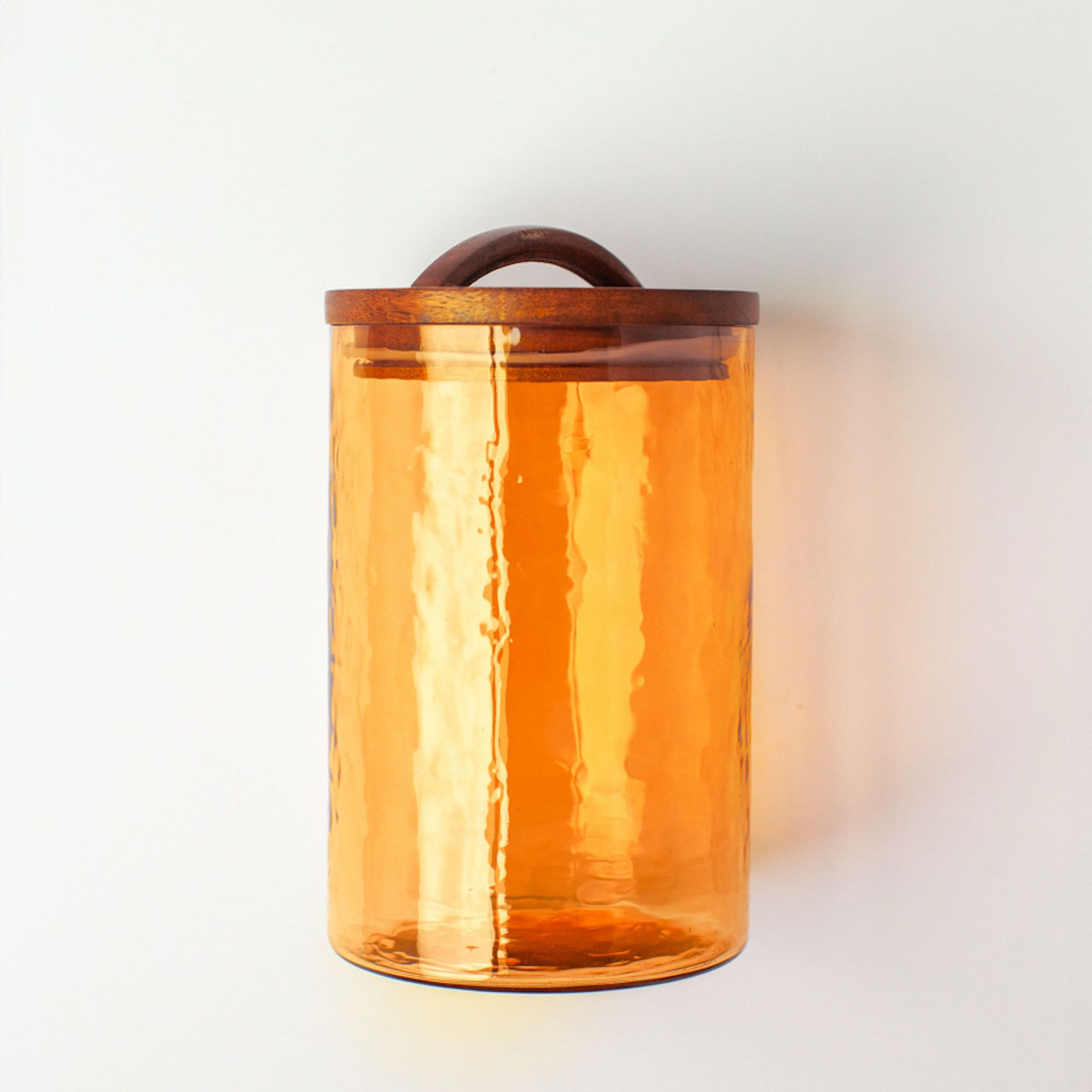 Creative Women Hammered Glass Canister | West Elm