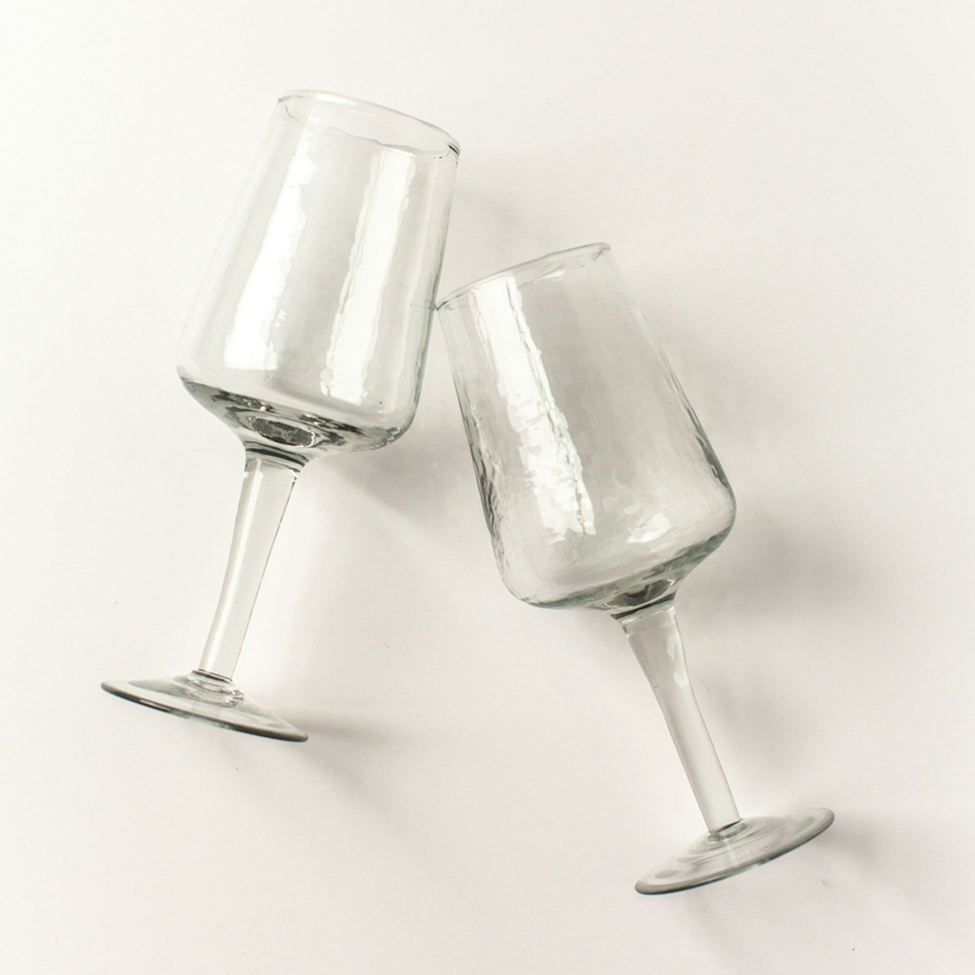 Creative Women Hammered Wine Glasses (Set of 4) | West Elm