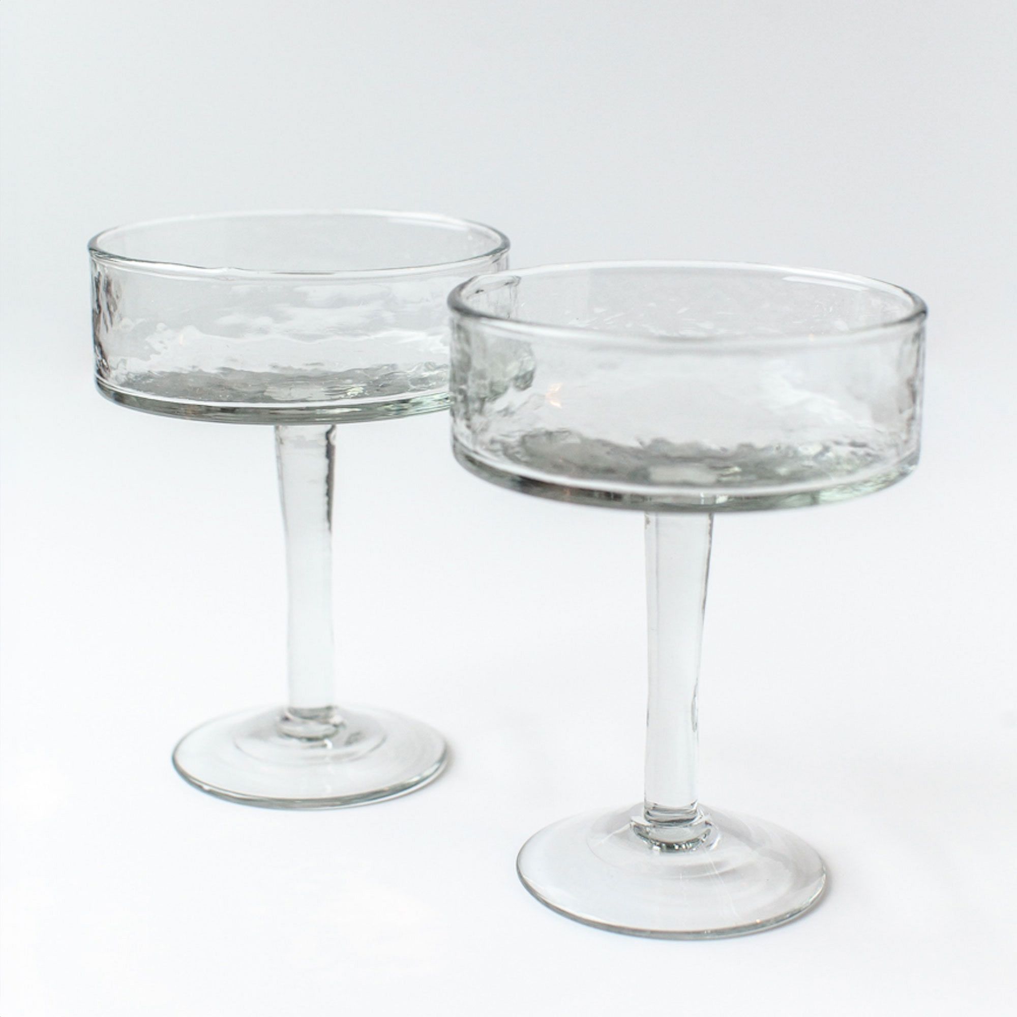 Creative Women Hammered Coupe Glasses (Set of 4) | West Elm
