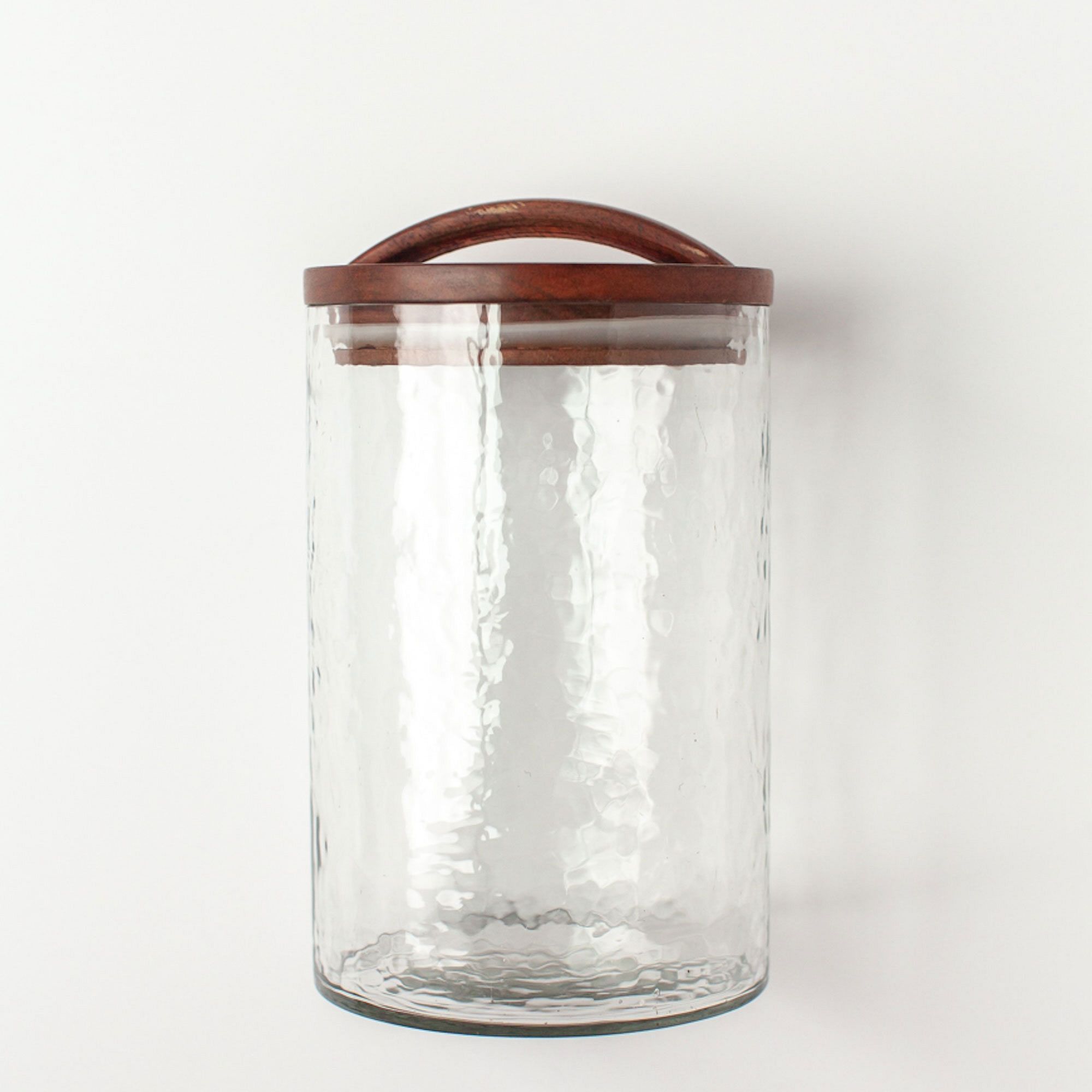 Creative Women Hammered Glass Canister | West Elm