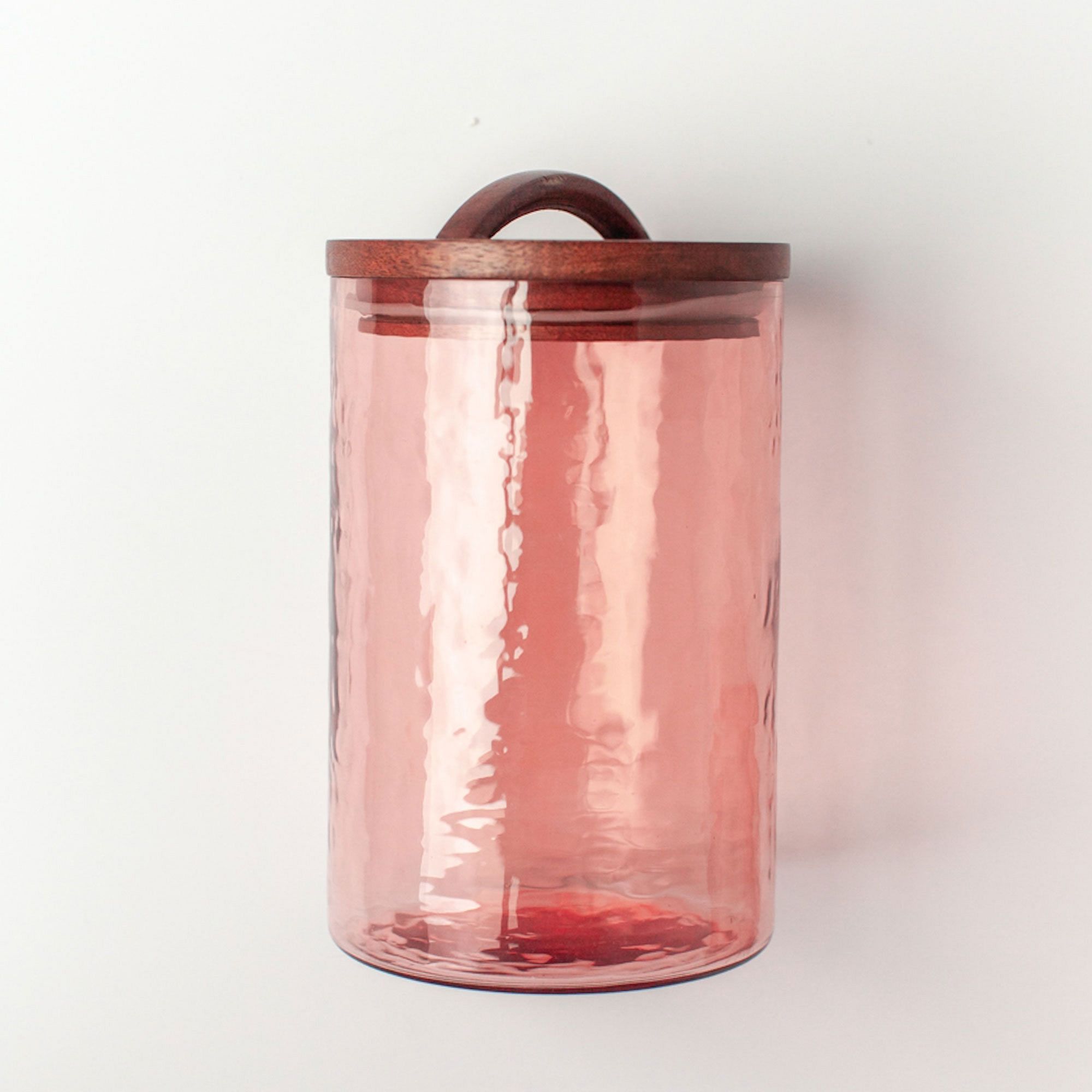 Creative Women Hammered Glass Canister | West Elm