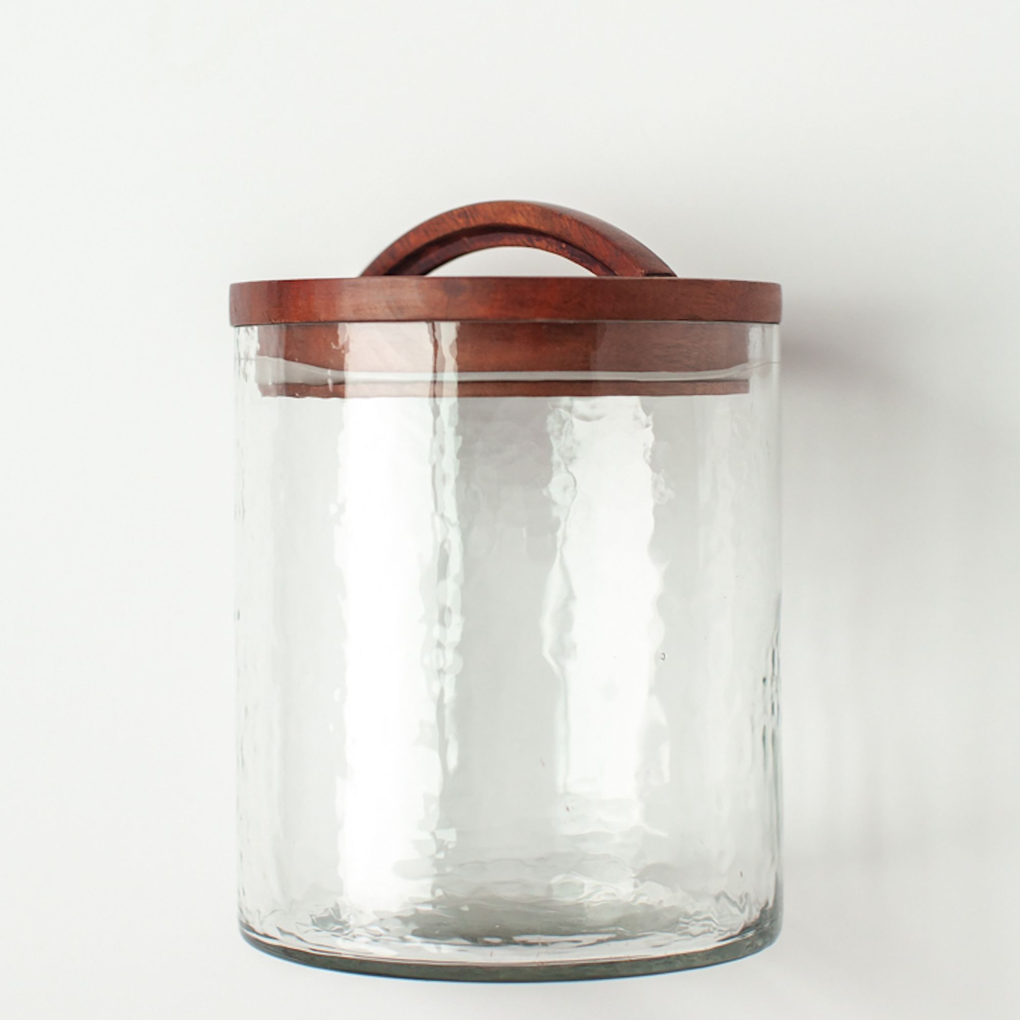 Creative Women Hammered Glass Canister | West Elm