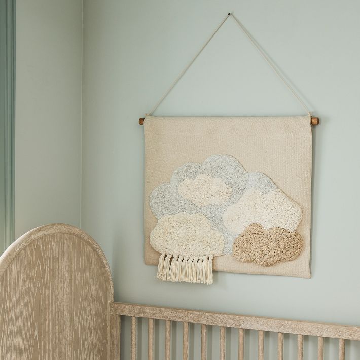 West Elm x PBK Tufted Cloud Tapestry West Elm