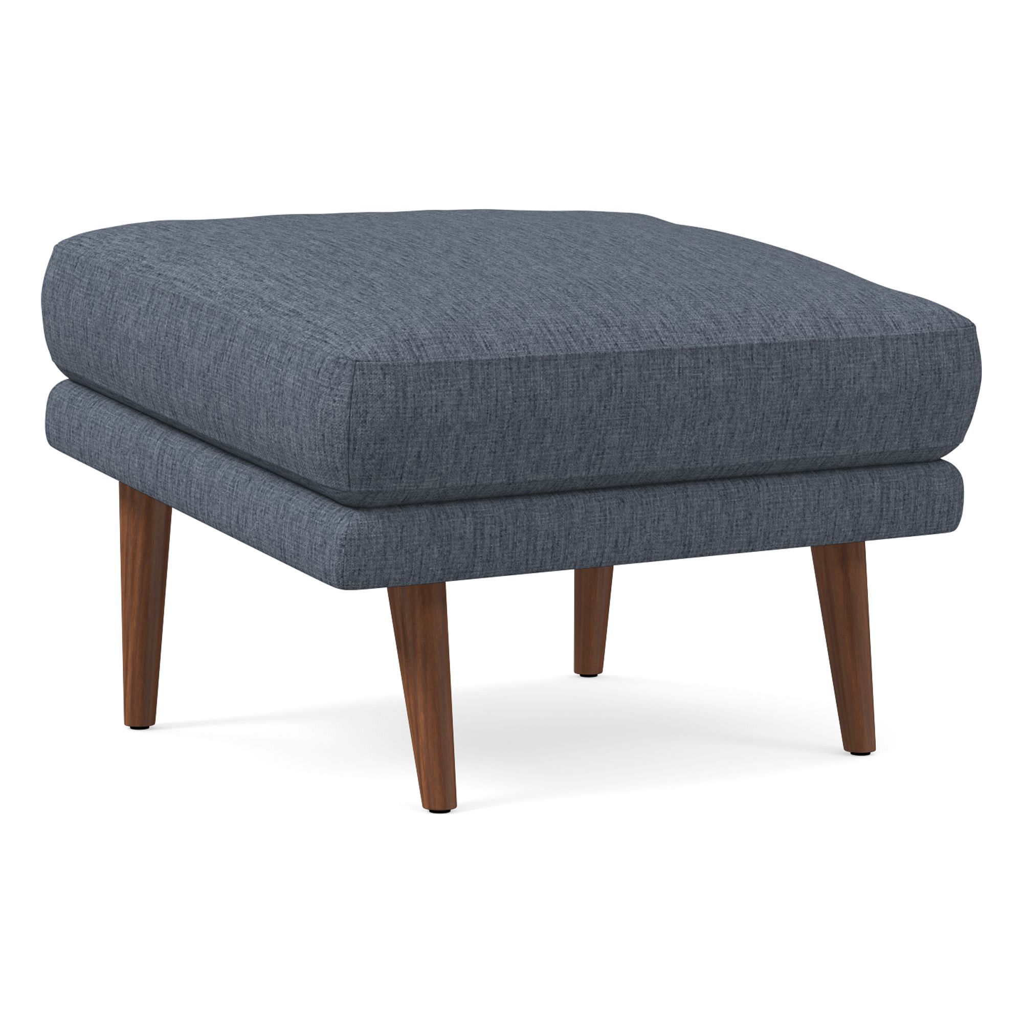 Lucia Ottoman - Wood Legs | West Elm