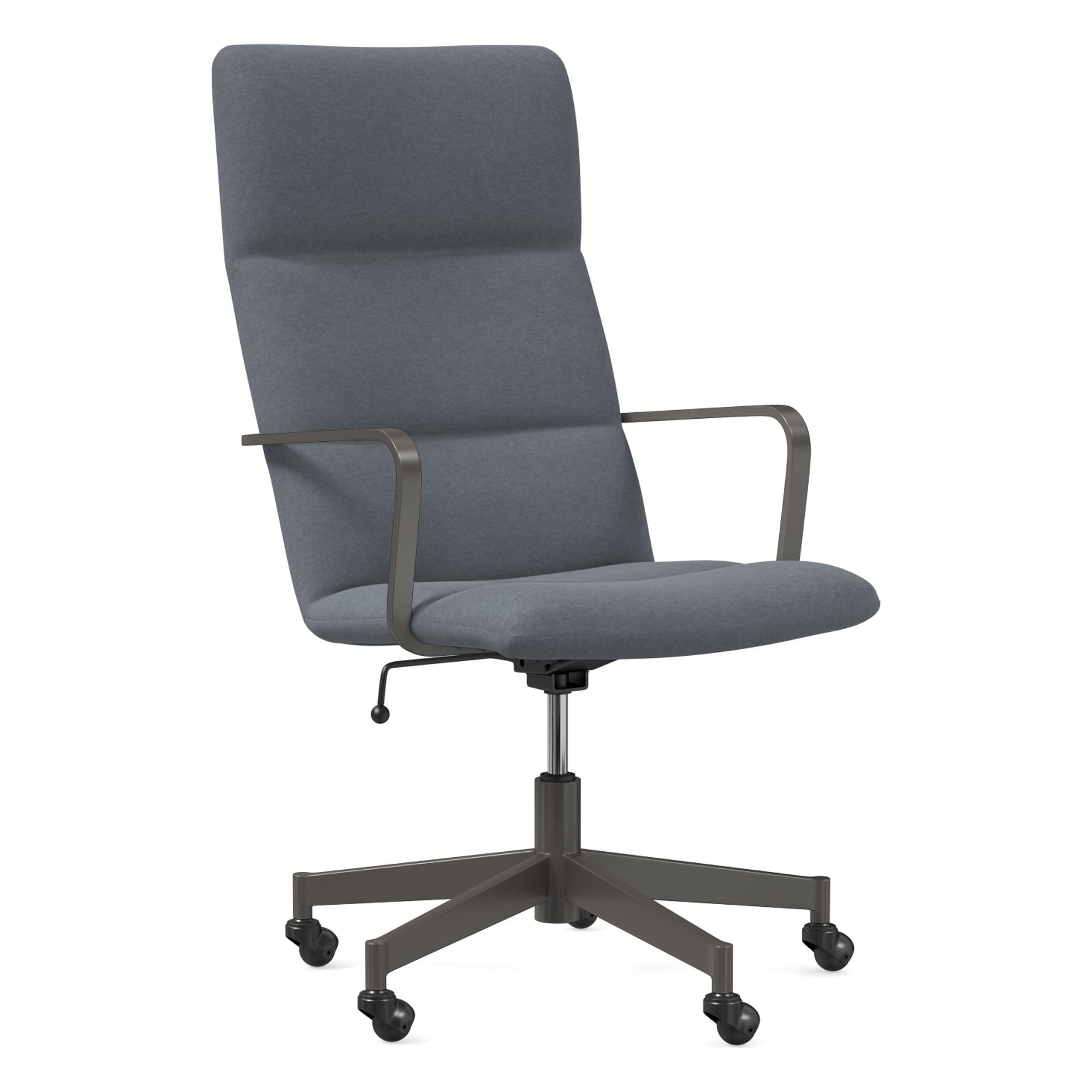 Cooper Mid-Century High-Back Swivel Office Chair | West Elm