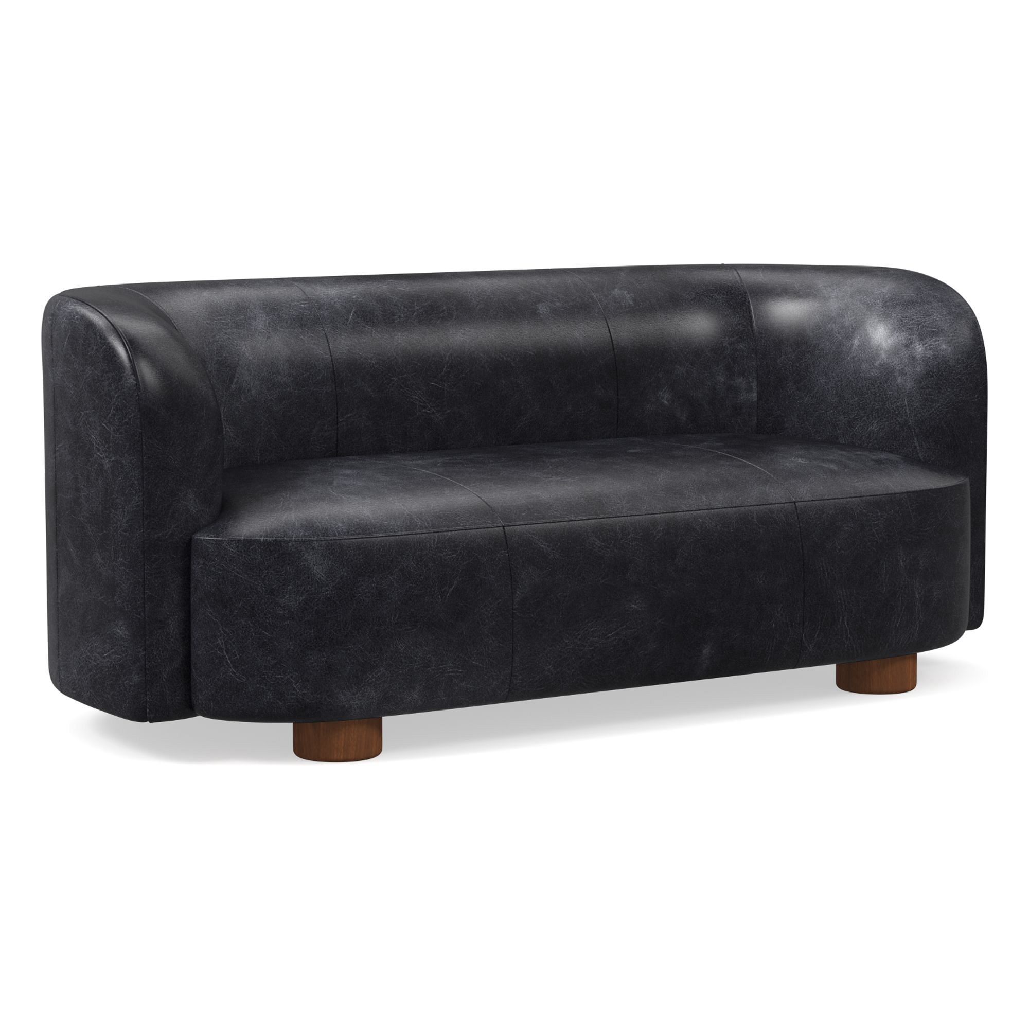 Laurent Leather Sofa (76"–96") | West Elm