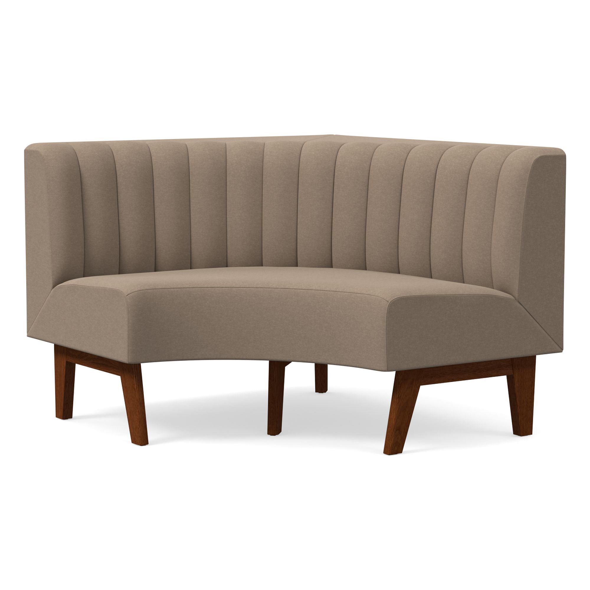 Novak Banquette - Vertical Channel Tufting | West Elm