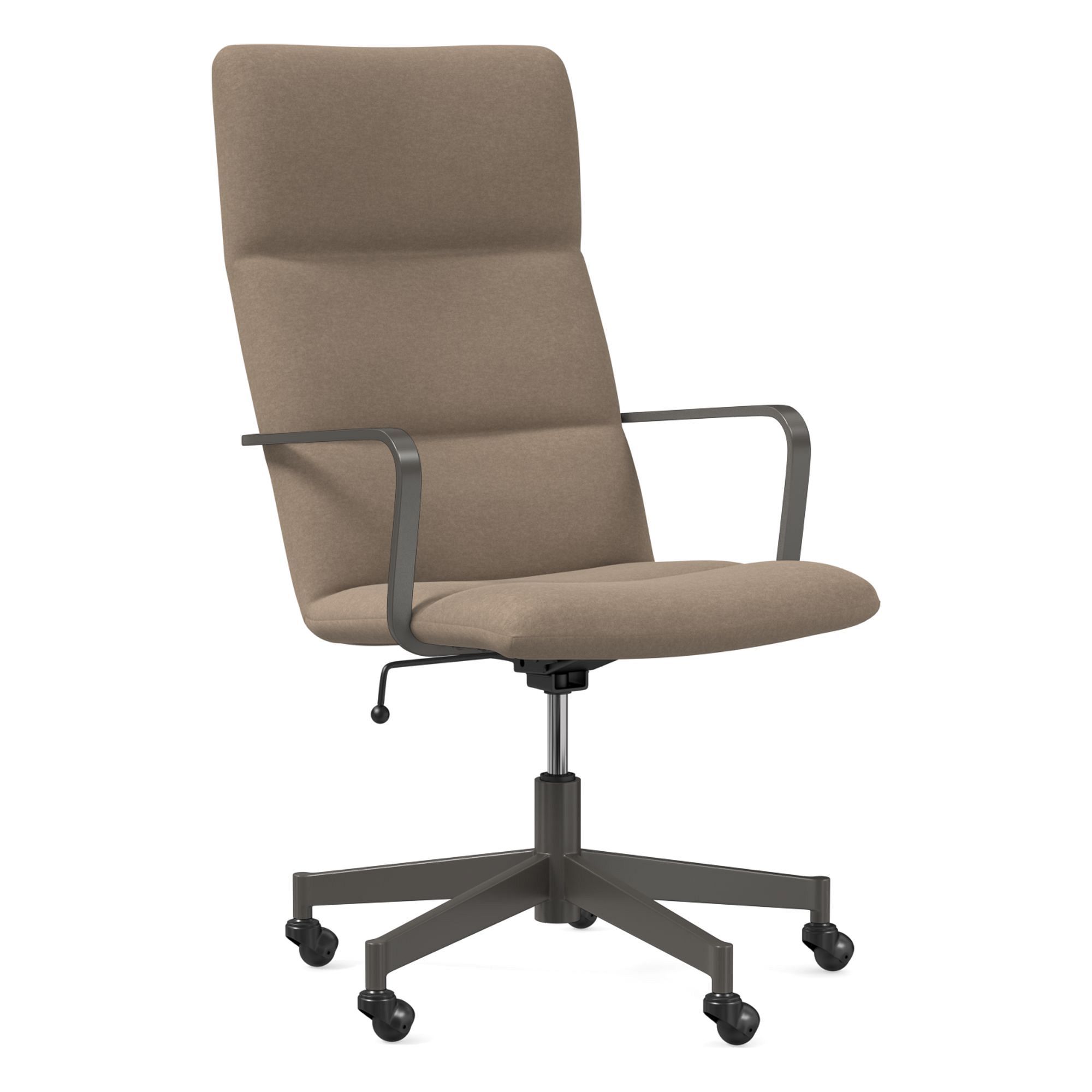 Cooper Mid-Century High-Back Swivel Office Chair | West Elm