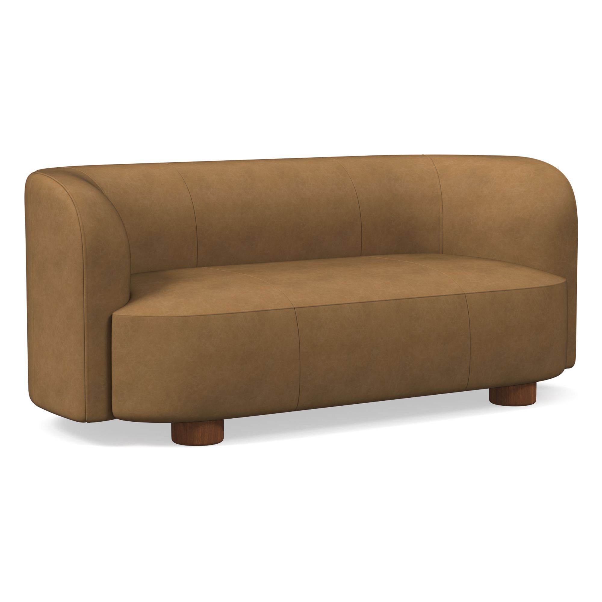 Laurent Leather Sofa (76"–96") | West Elm