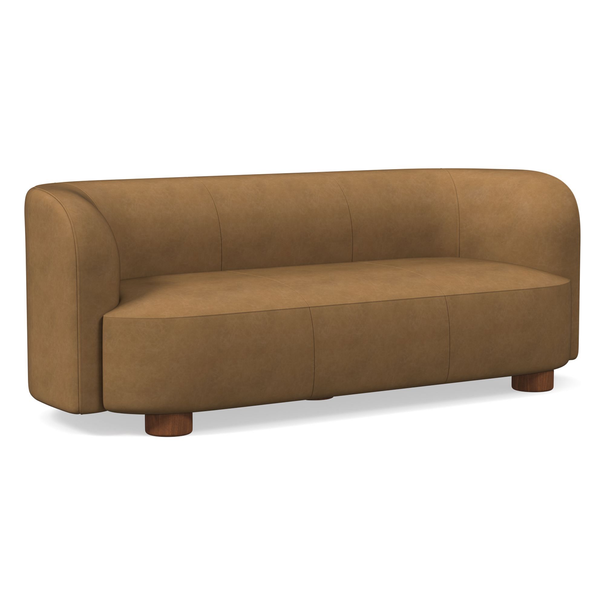 Laurent Leather Sofa (76"–96") | West Elm