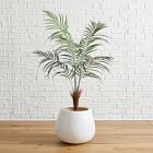 Faux Potted Fan Palm Tree