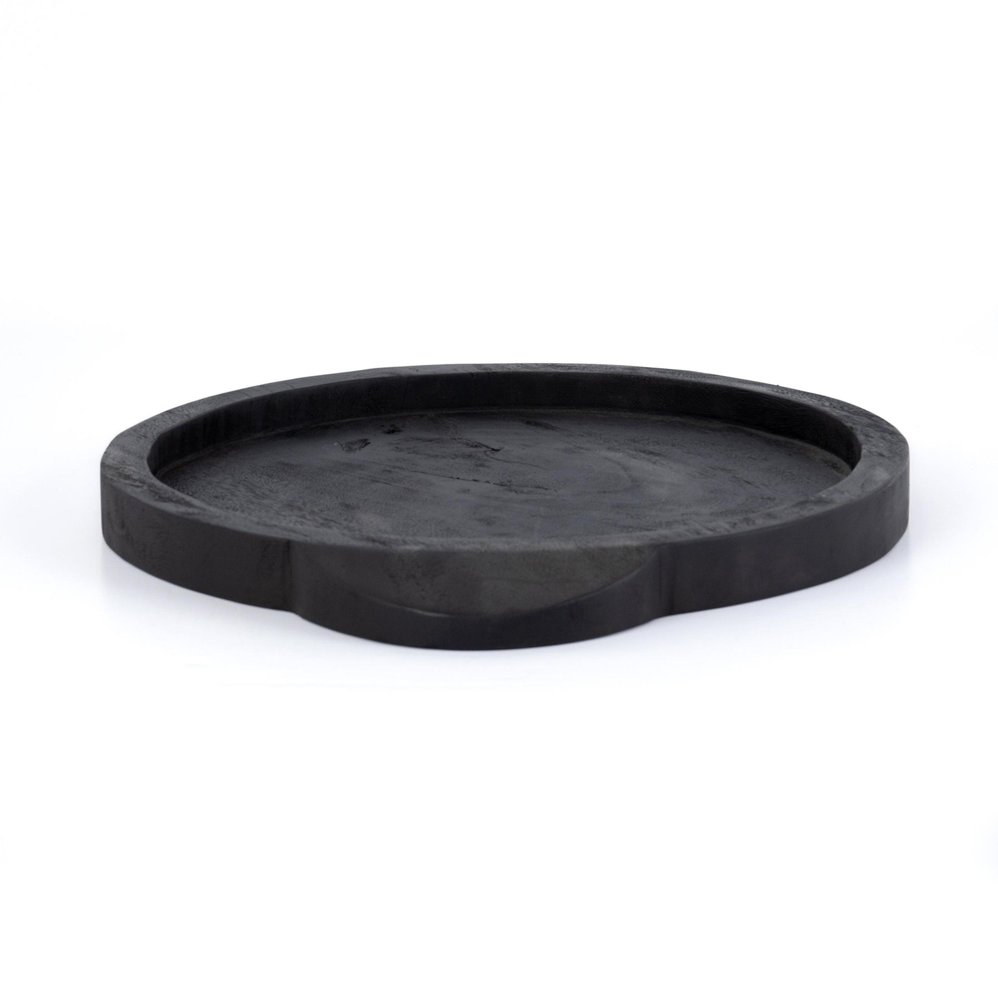 Tadeo Round Wood Tray | West Elm