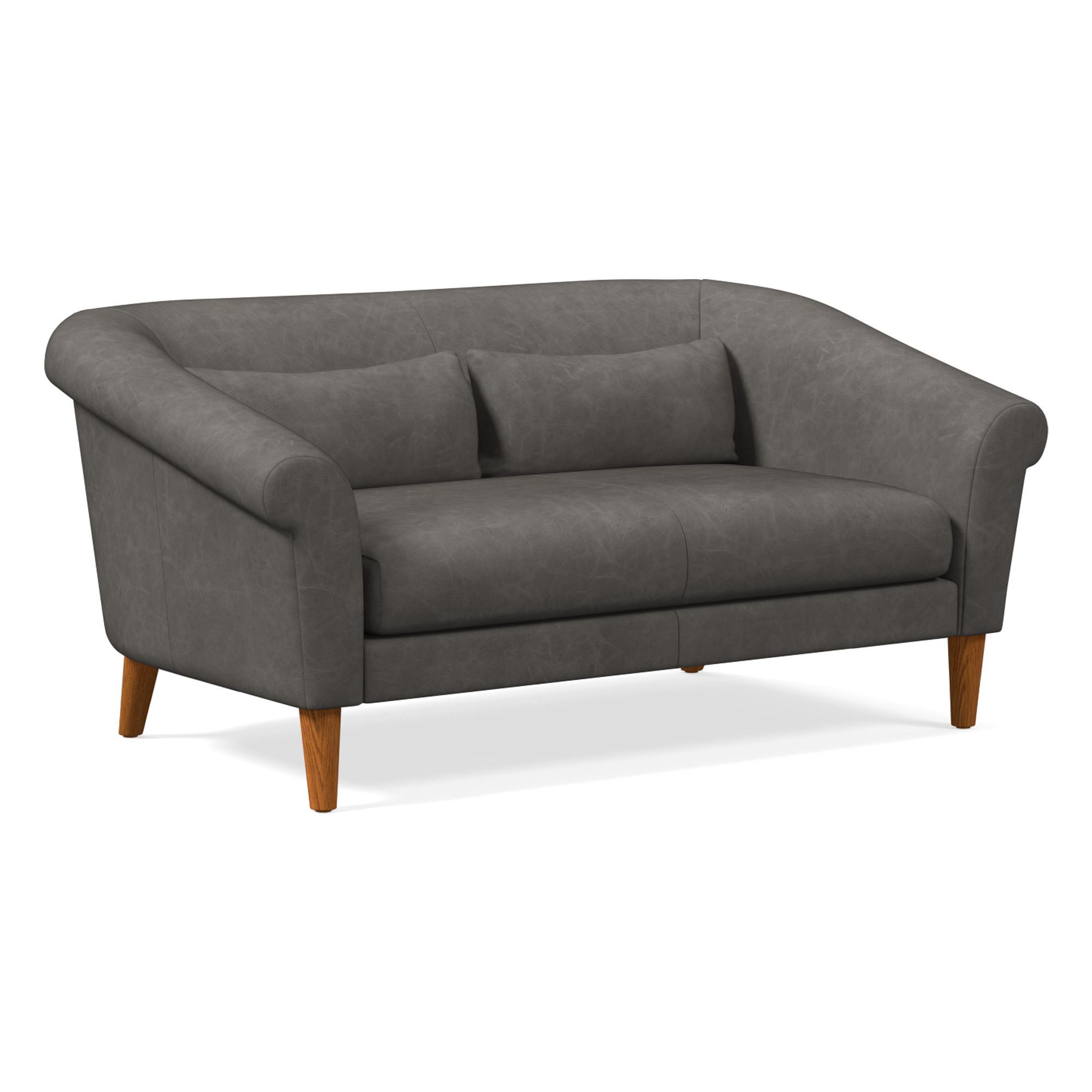 Parlor Leather Sofa (60"–82") | West Elm