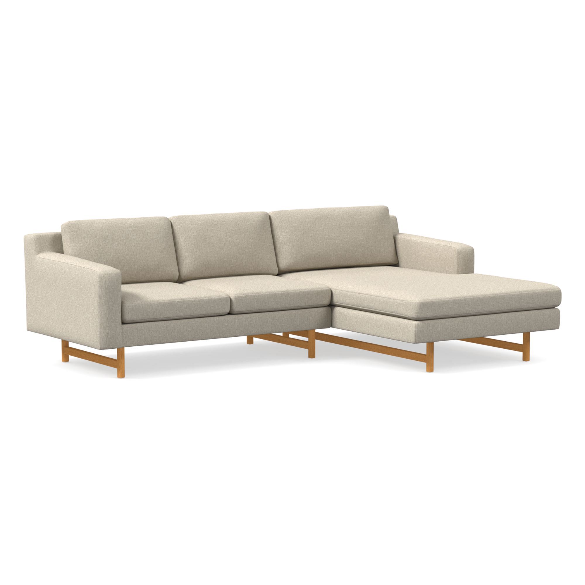 Eddy 2-Piece Chaise Sectional (92") | West Elm