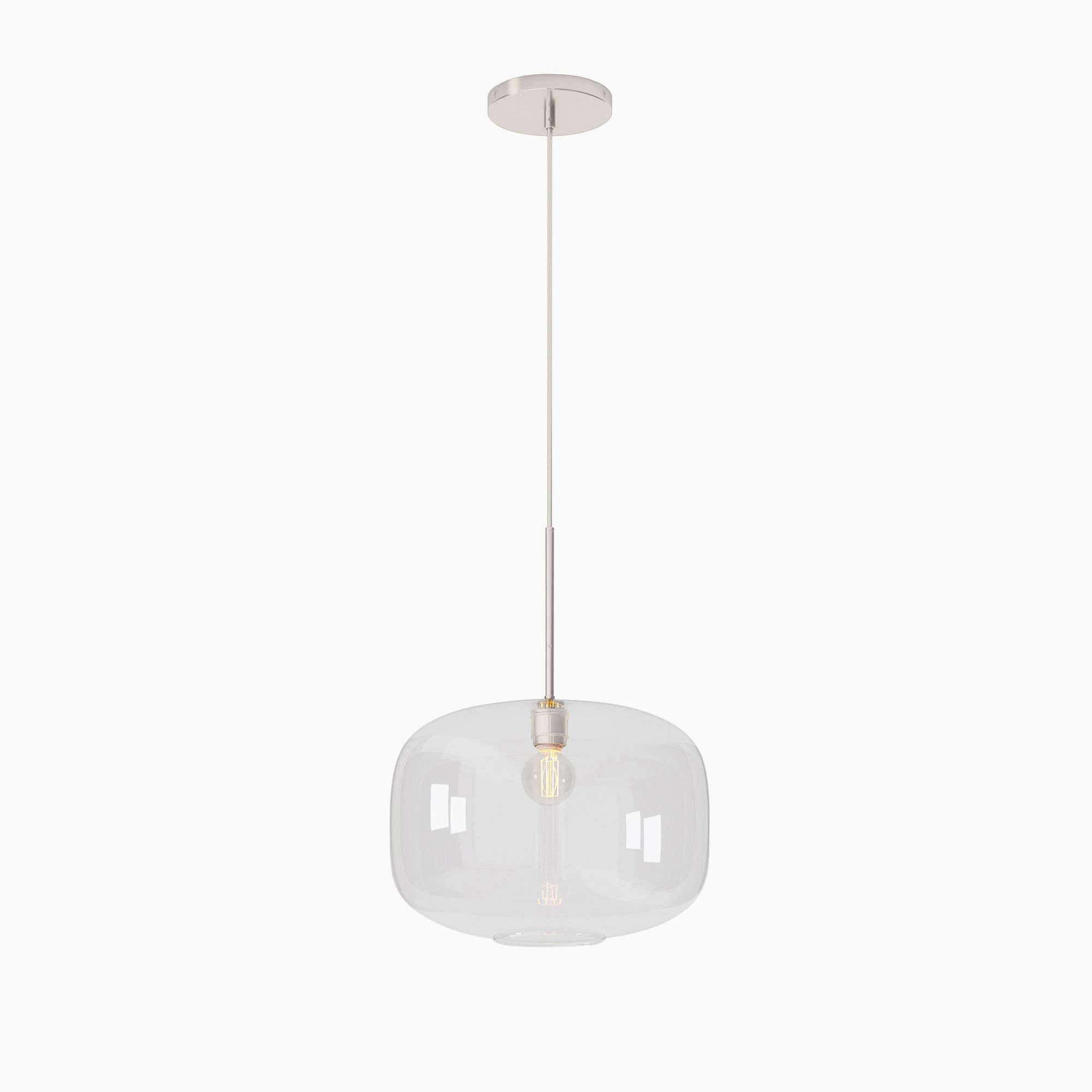 Sculptural Pebble Pendant | West Elm