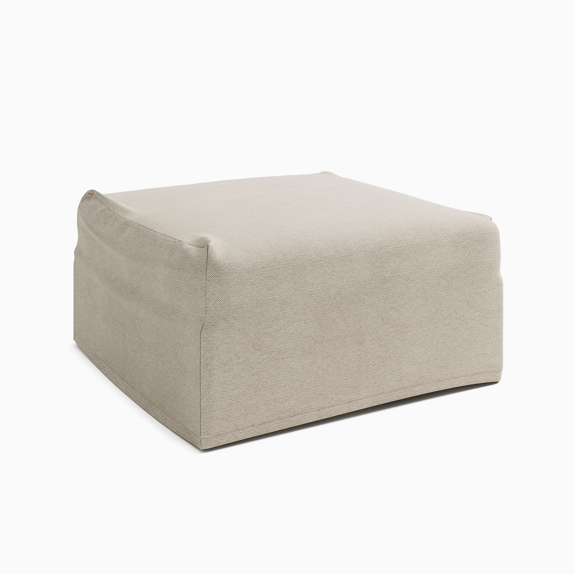 Universal Outdoor Ottoman Protective Cover | West Elm