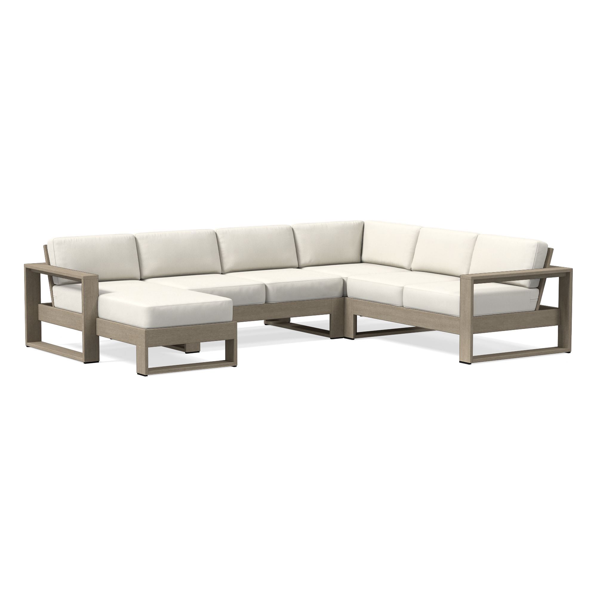 Portside Collection Piece Chaise Sectional, Slipcover