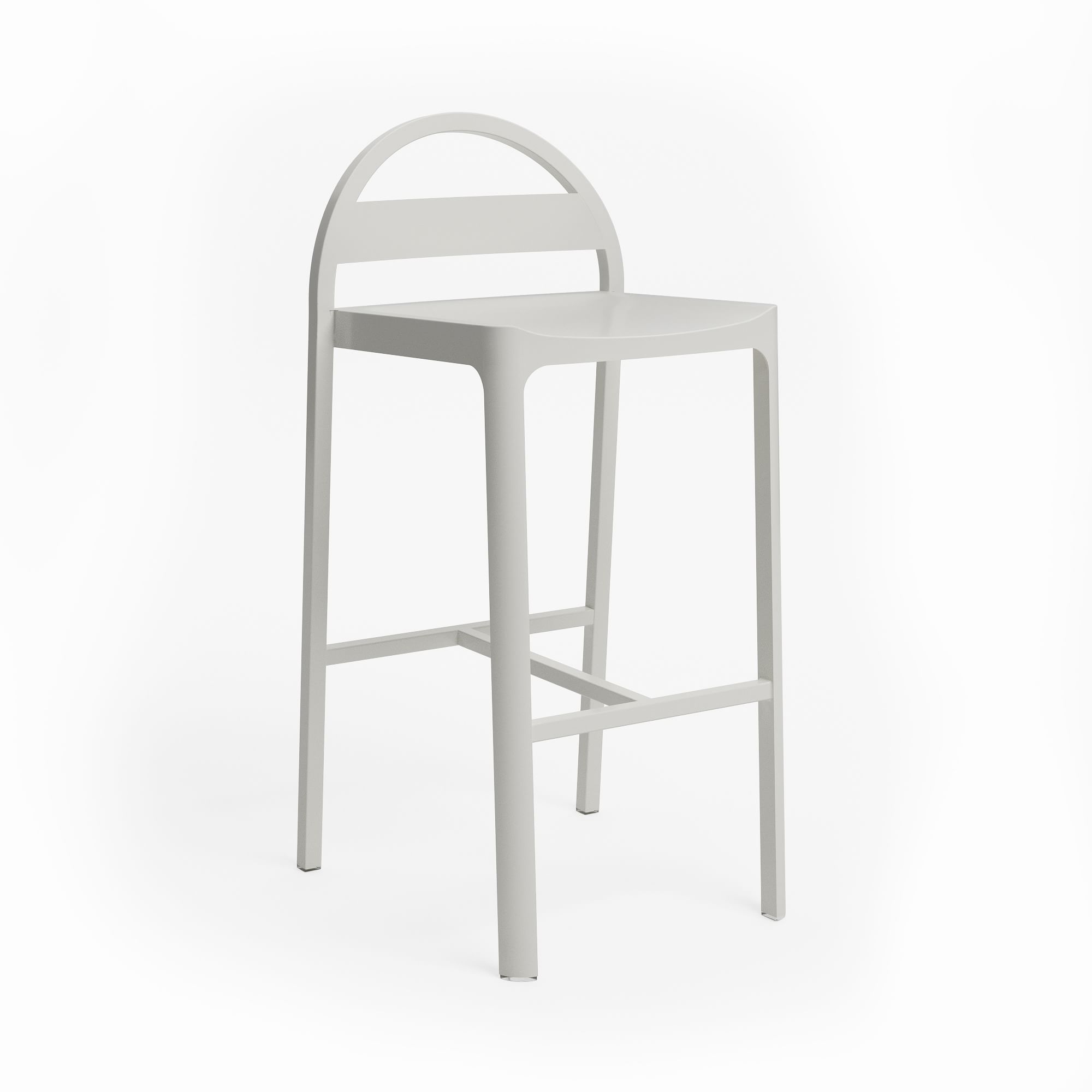 Gable Metal Bar Stool - Indoor/Outdoor | West Elm