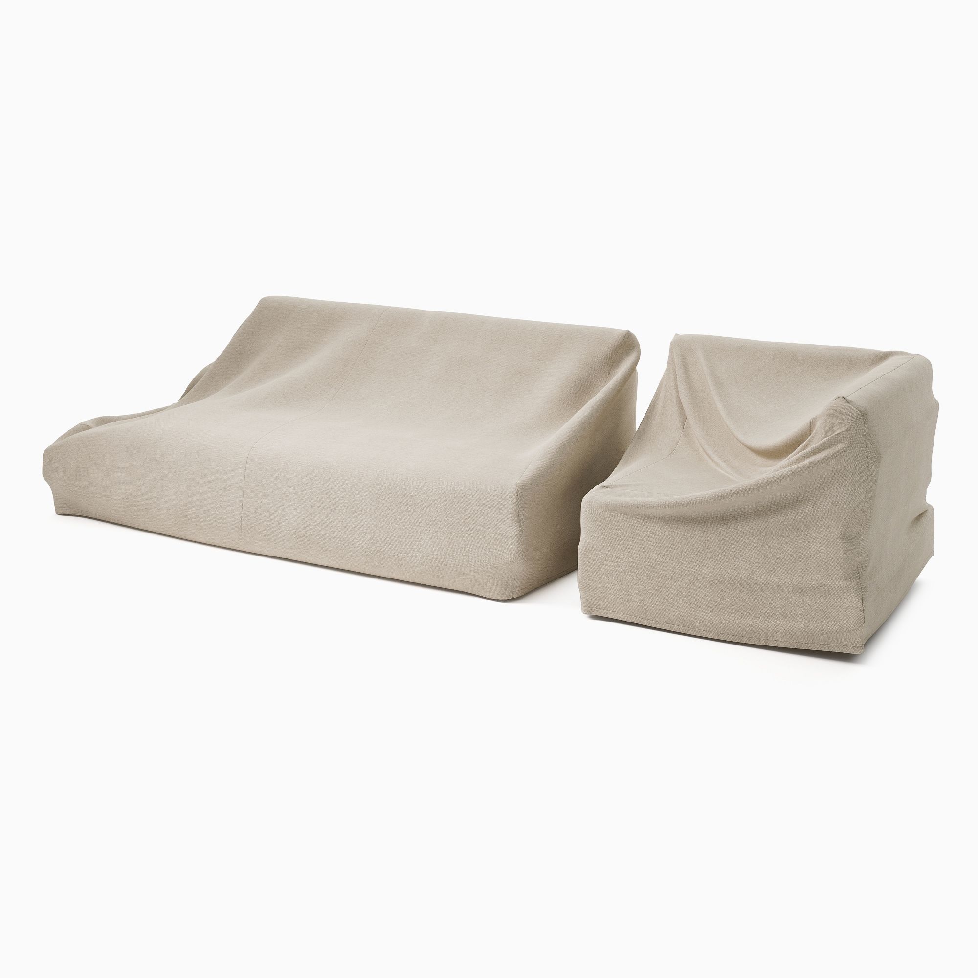 Portside Low Outdoor 2-Piece Corner Sofa Protective Cover | West Elm